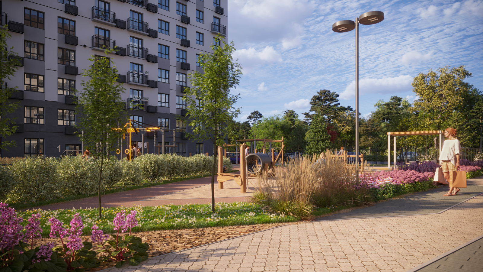 Зубово Life Garden, архитектура — Изображение №9 — 3D на Dprofile