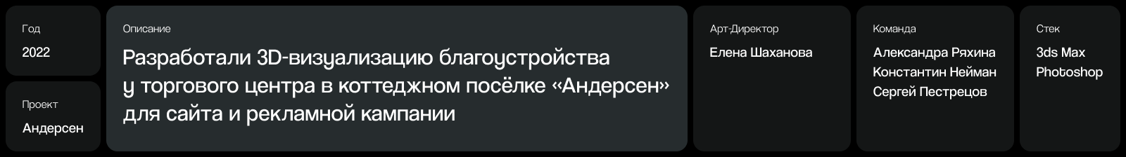 КП «Андерсен», благоустройство у ТЦ — Изображение №1 — 3D на Dprofile