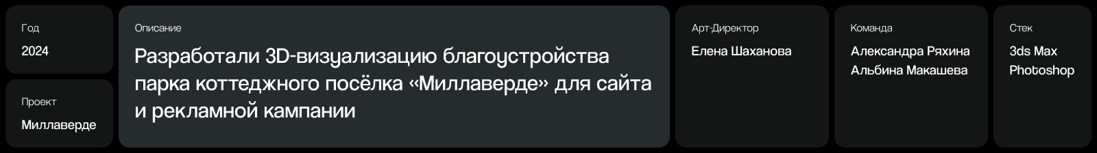 КП «Миллаверде», благоустройство парка — Изображение №1 — 3D на Dprofile