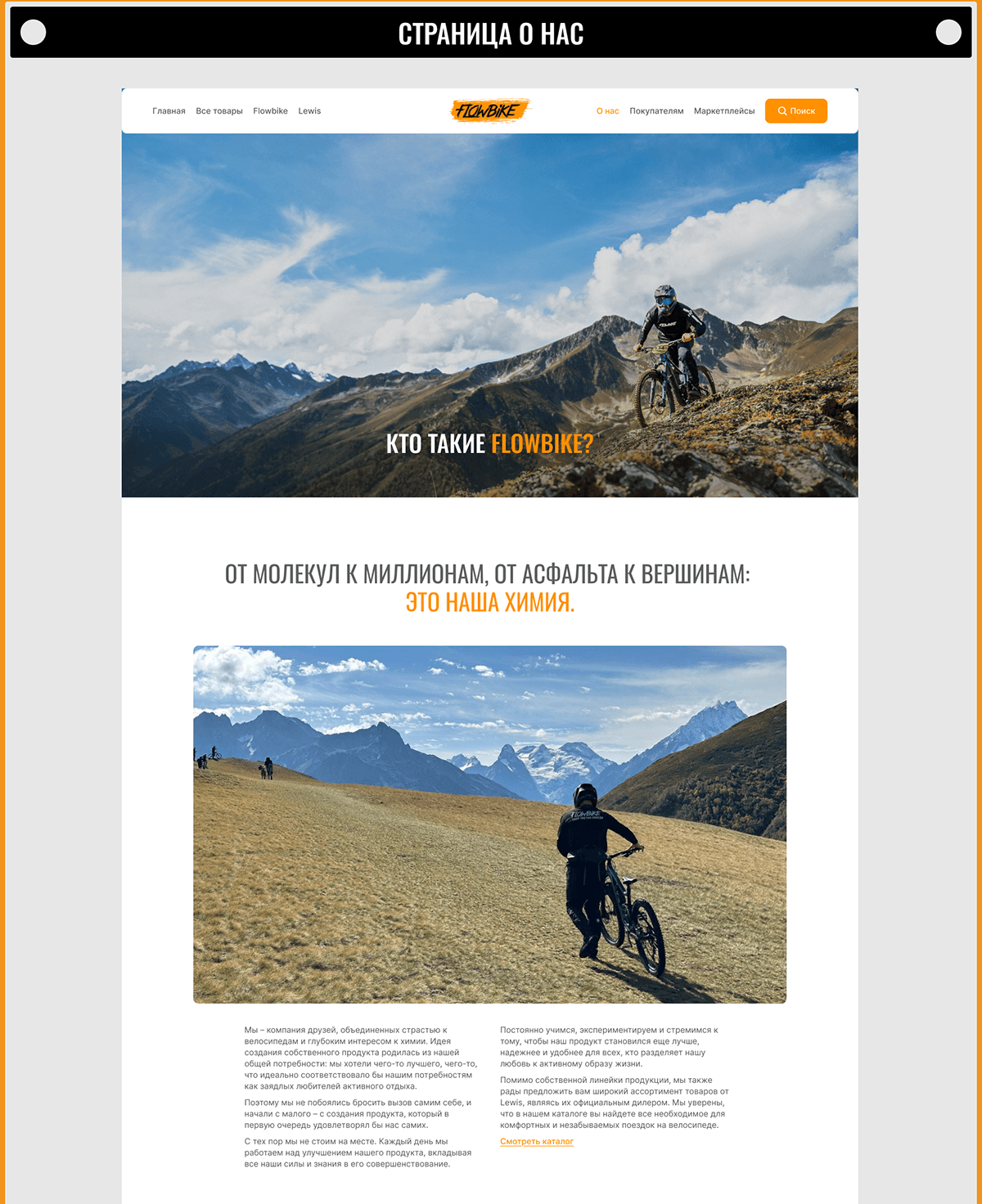FLOWBIKE — Изображение №10 — Интерфейсы на Dprofile