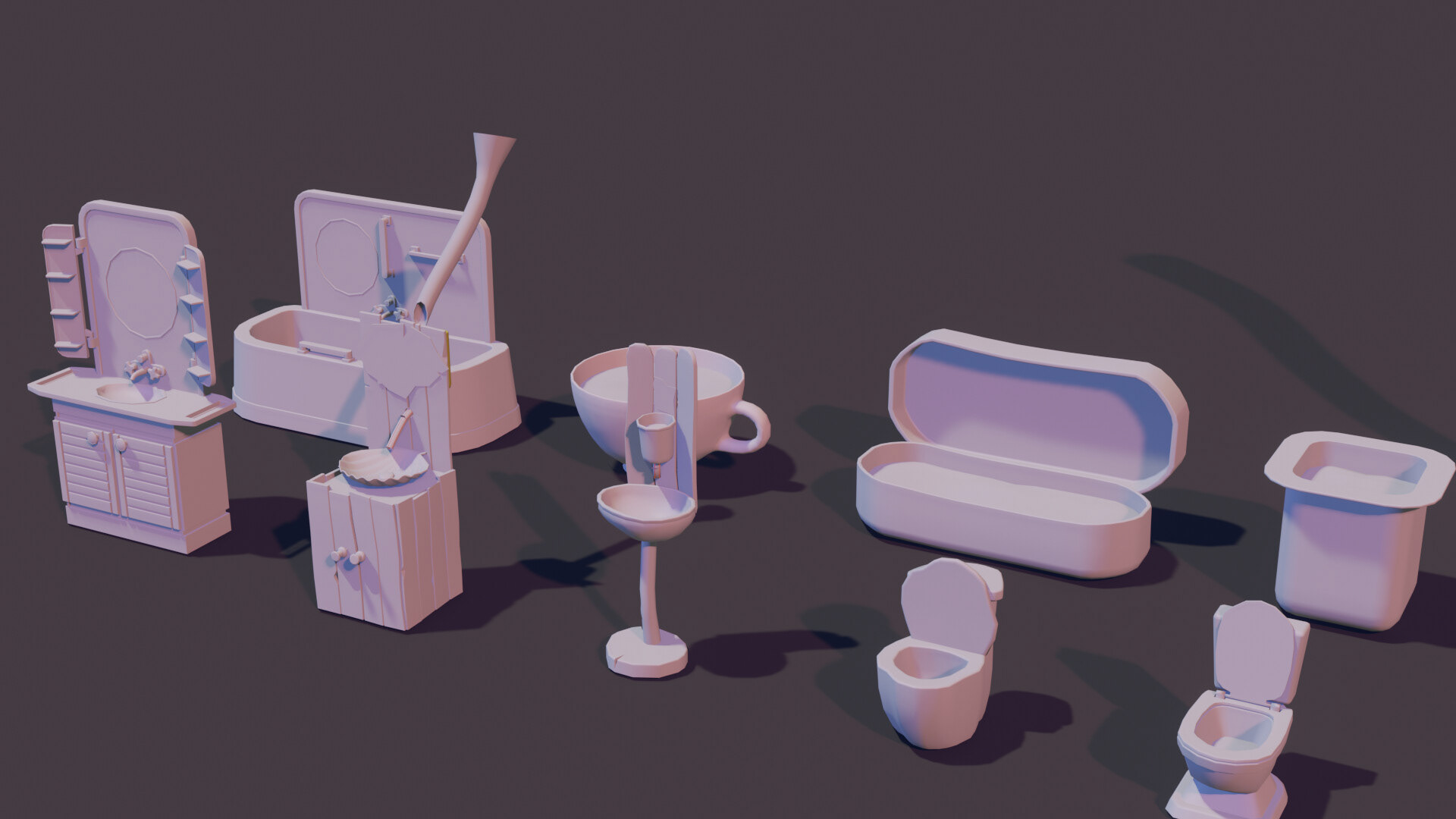 TINYTOWN Asset Pack (2022) — Изображение №9 — Графика, 3D на Dprofile