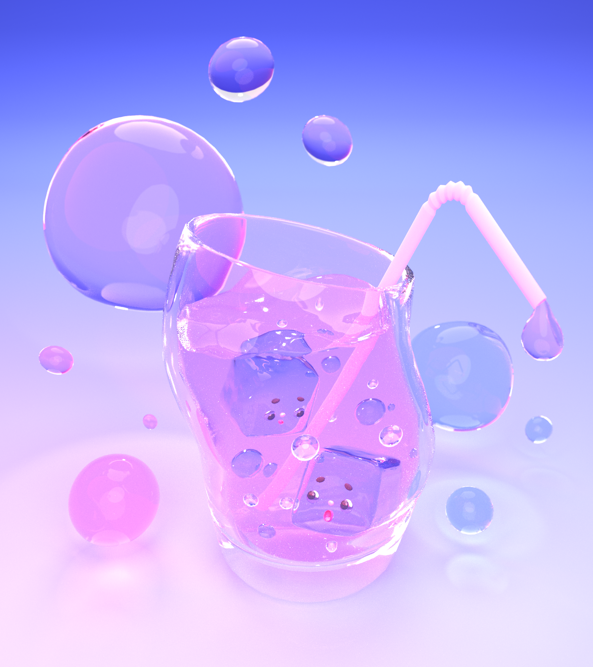 Ice Cubes (2022) — Изображение №1 — Графика, 3D на Dprofile