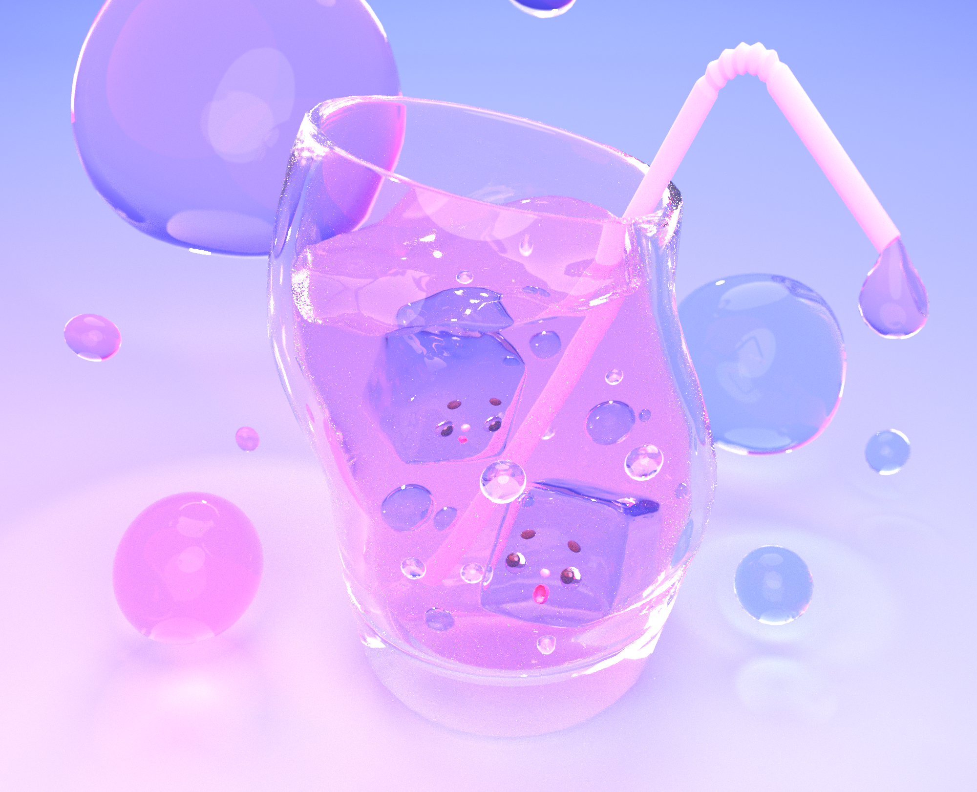 Ice Cubes (2022) — Графика, 3D на Dprofile