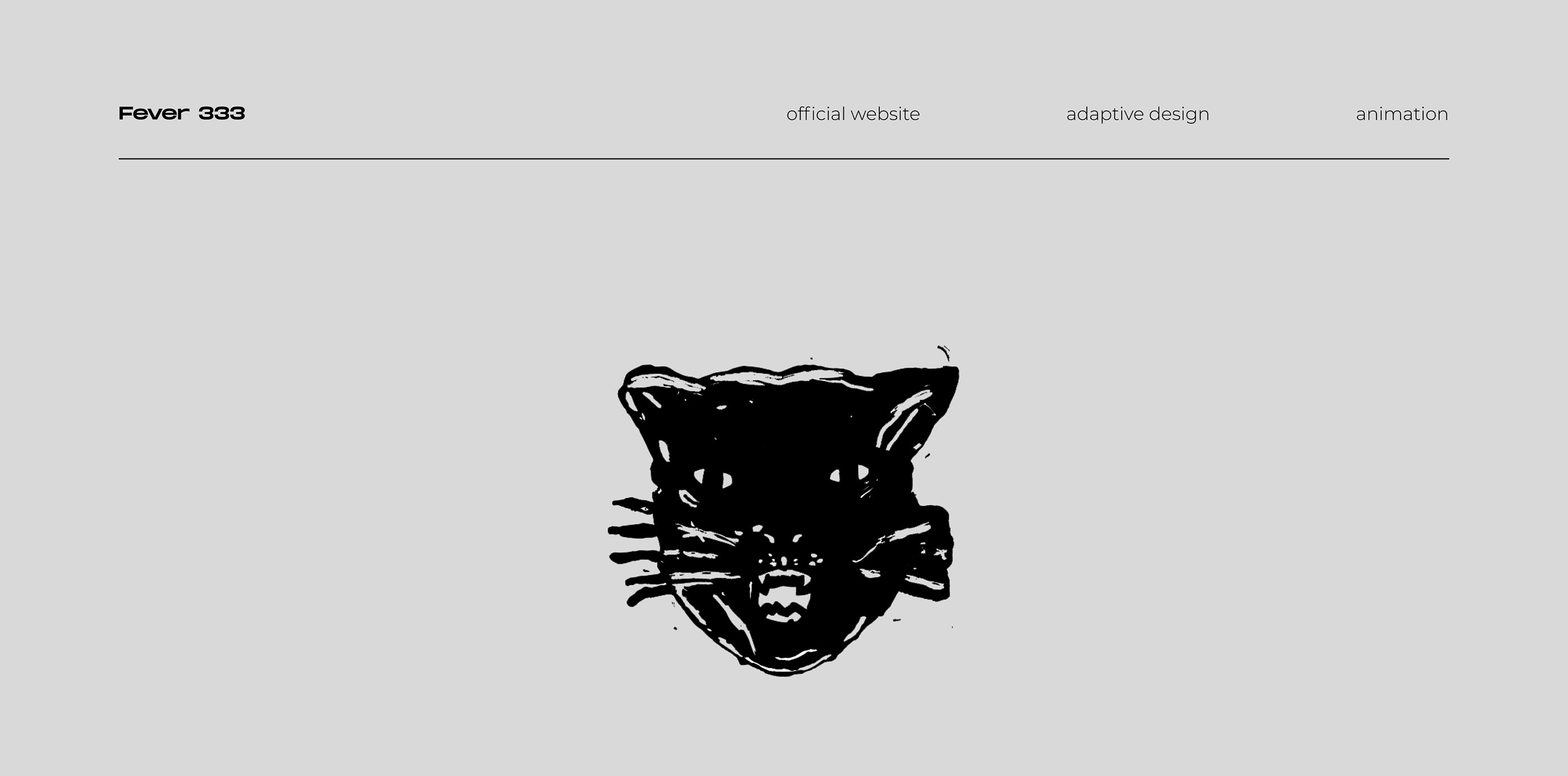 The Fever 333 Official Website — Изображение №1 — Интерфейсы, Анимация на Dprofile