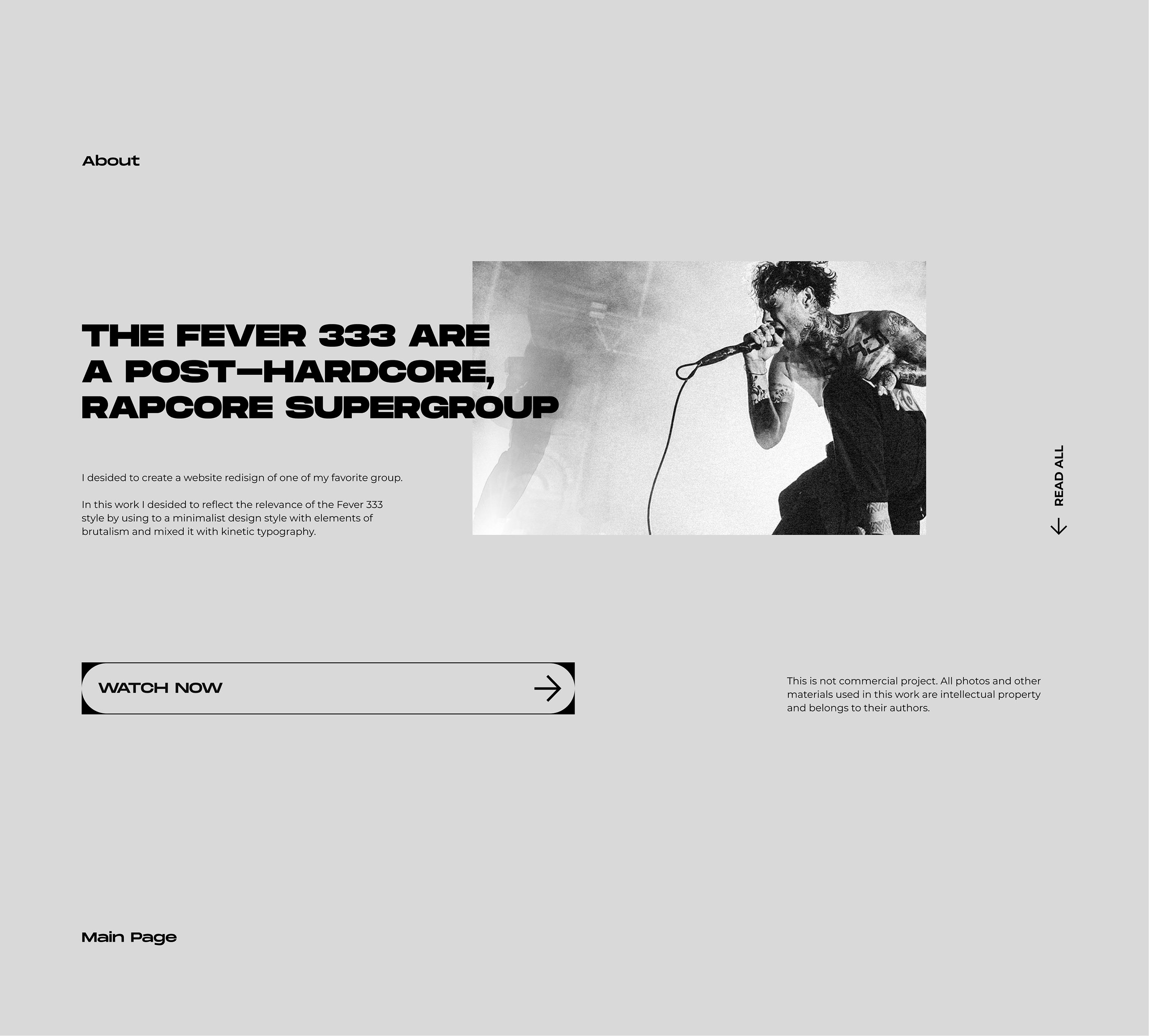The Fever 333 Official Website — Изображение №3 — Интерфейсы, Анимация на Dprofile