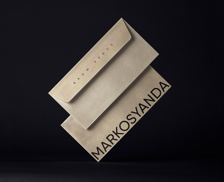 MARKOSYANDA. Логотип бровиста — Брендинг на Dprofile