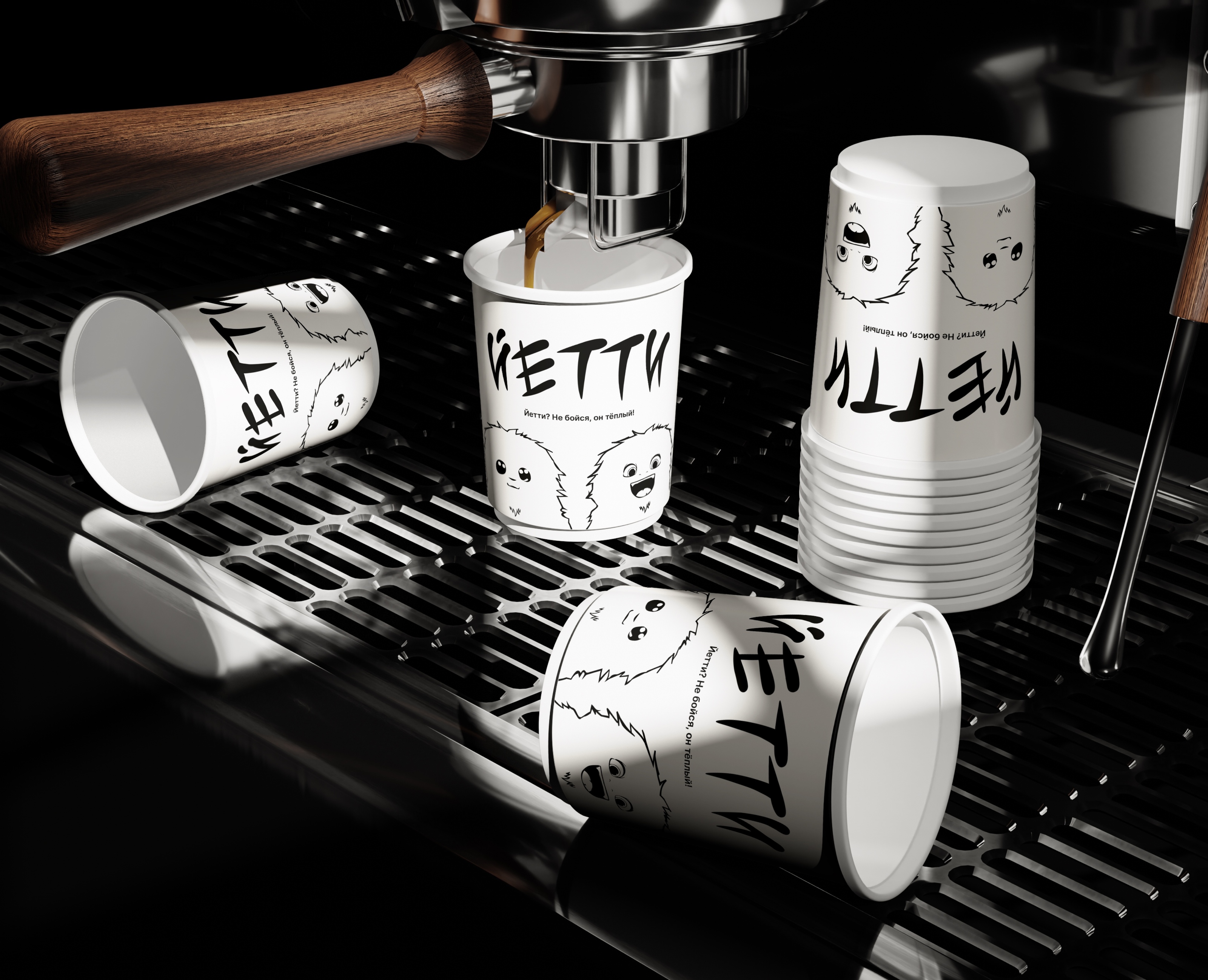YETTY COFFEE / CAFE / BRAND IDENTITY на Dprofile