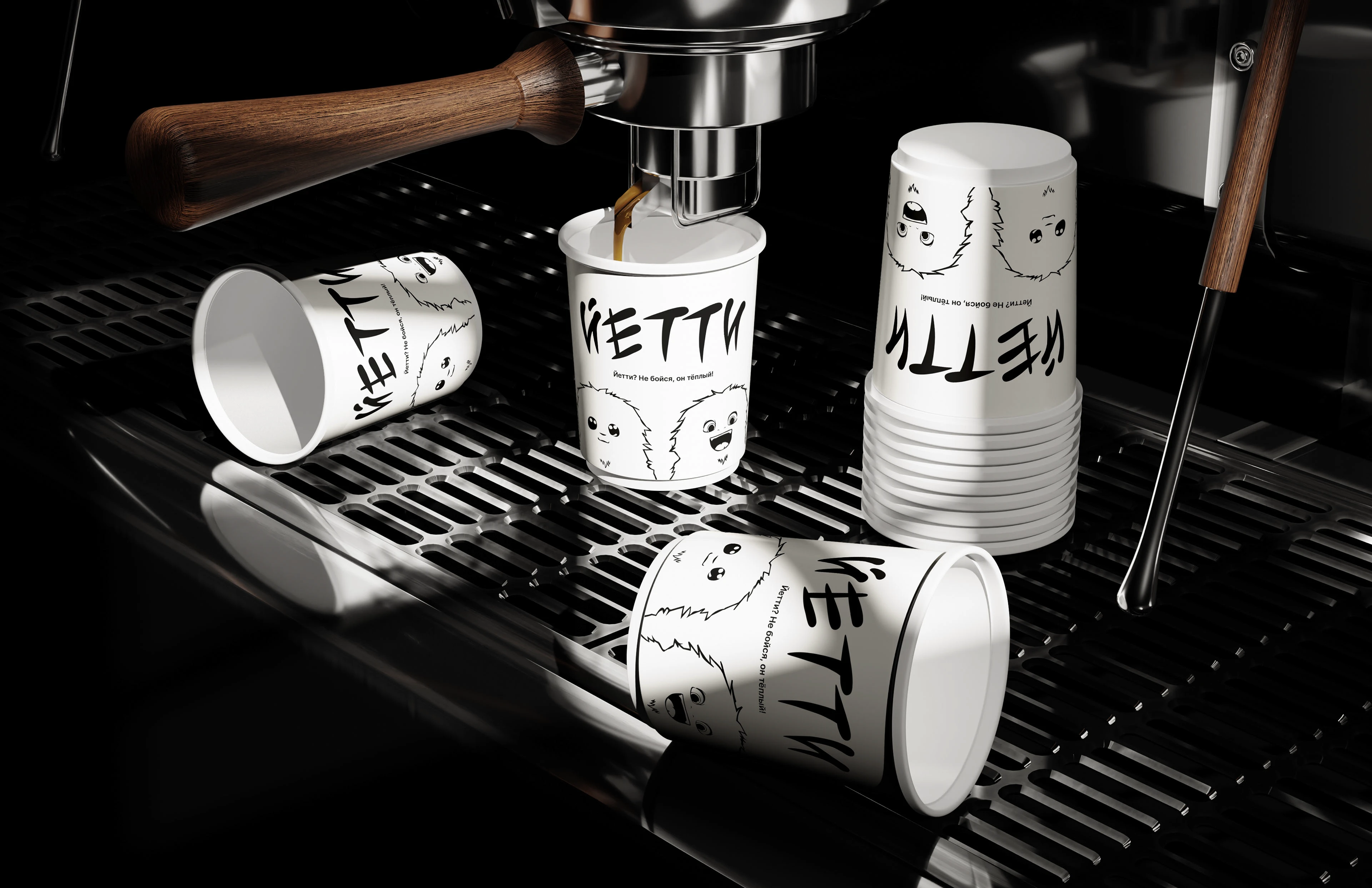 YETTY COFFEE / CAFE / BRAND IDENTITY — Изображение №3 — Брендинг на Dprofile