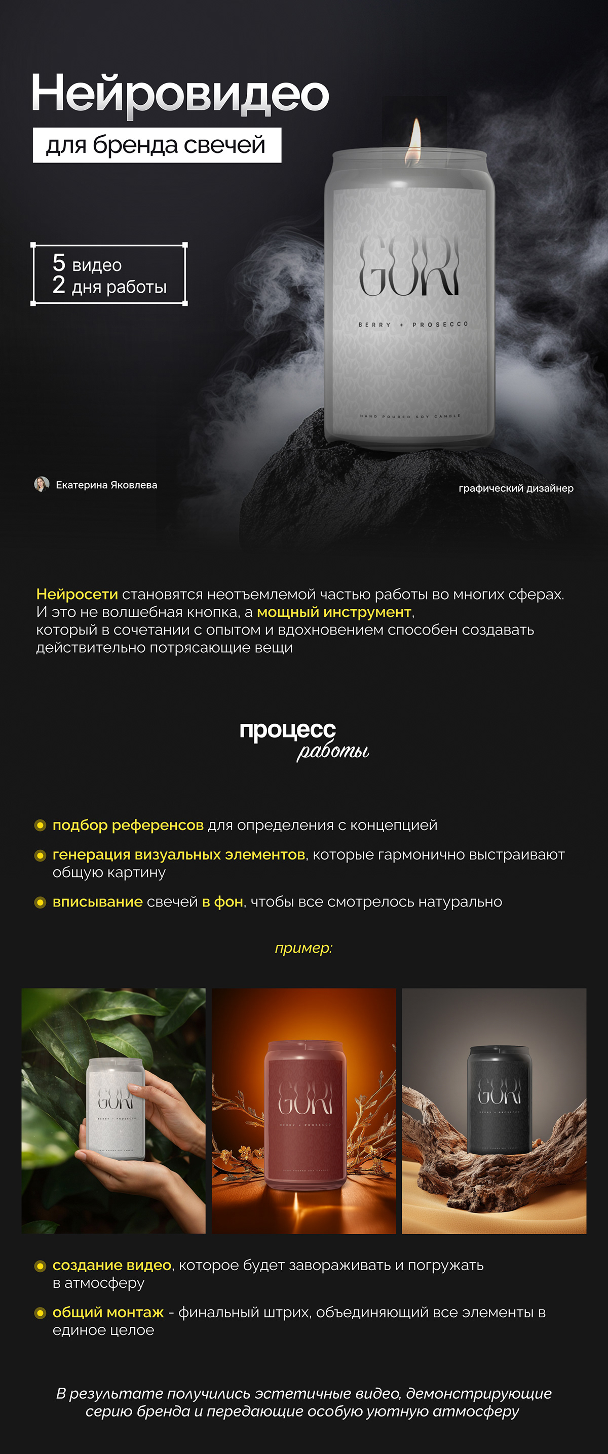 Рекламный ролик, нейровидео, ии, нейросети, инфографика — Изображение №1 — Графика, Анимация на Dprofile