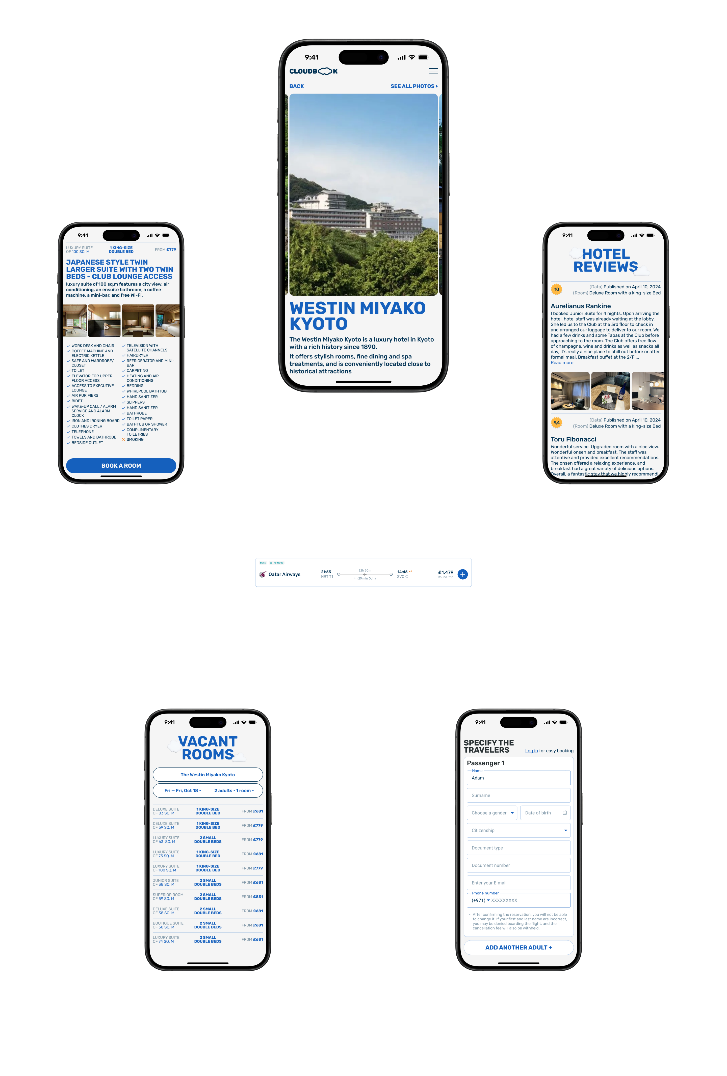 CLOUDBOOK | Travel service design concept — Изображение №8 — Интерфейсы, Брендинг на Dprofile