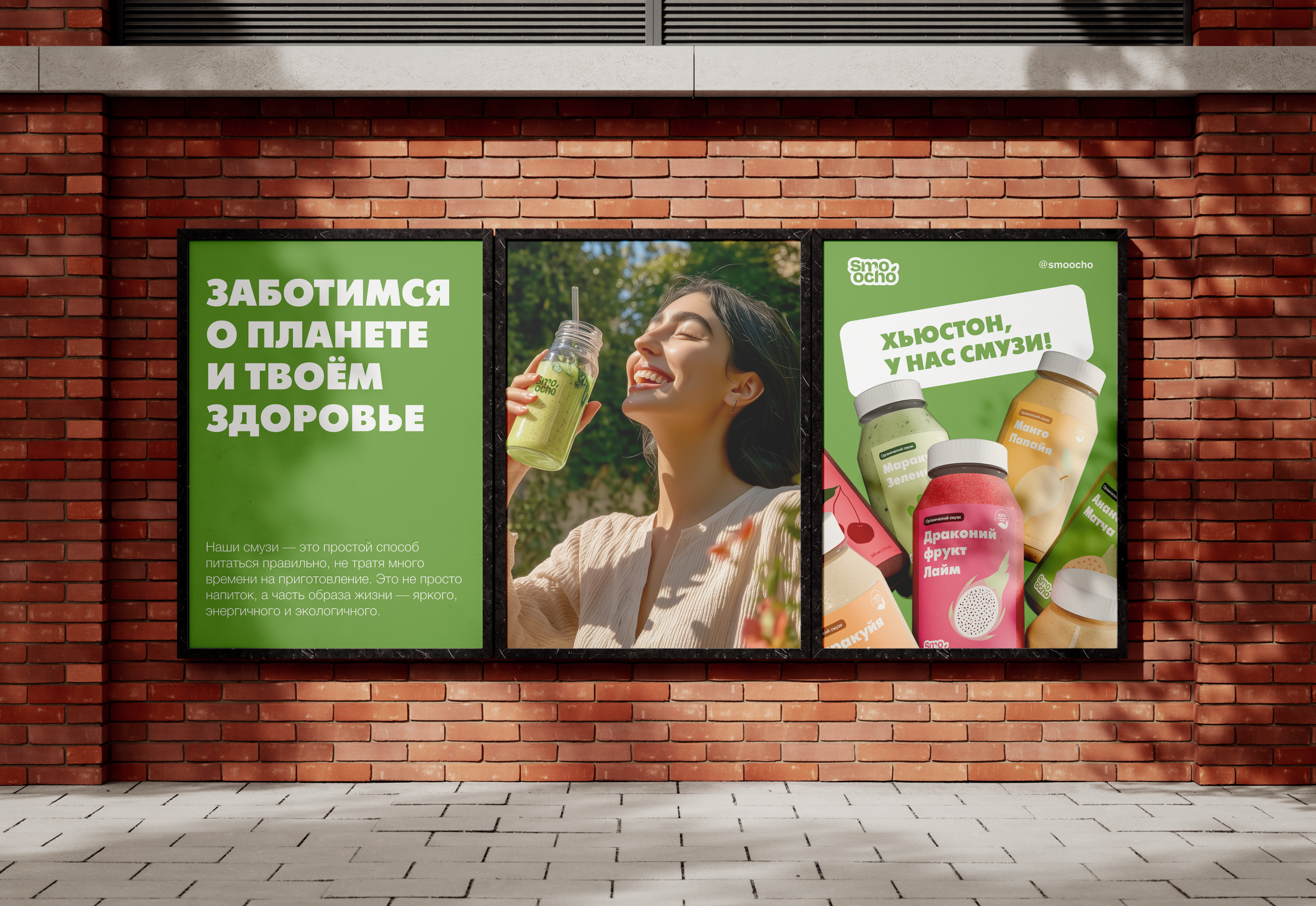 Smoocho | Branding & Packaging smoothies — Изображение №12 — Брендинг, 3D на Dprofile