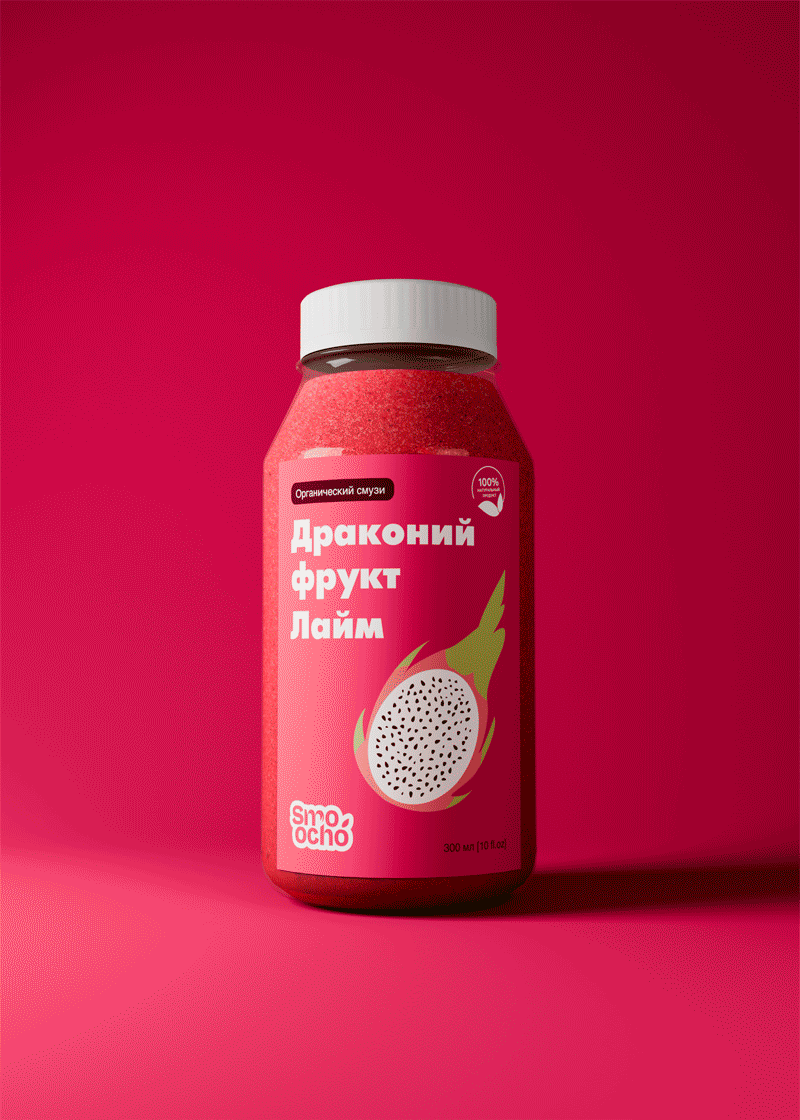 Smoocho | Branding & Packaging smoothies — Изображение №14 — Брендинг, 3D на Dprofile