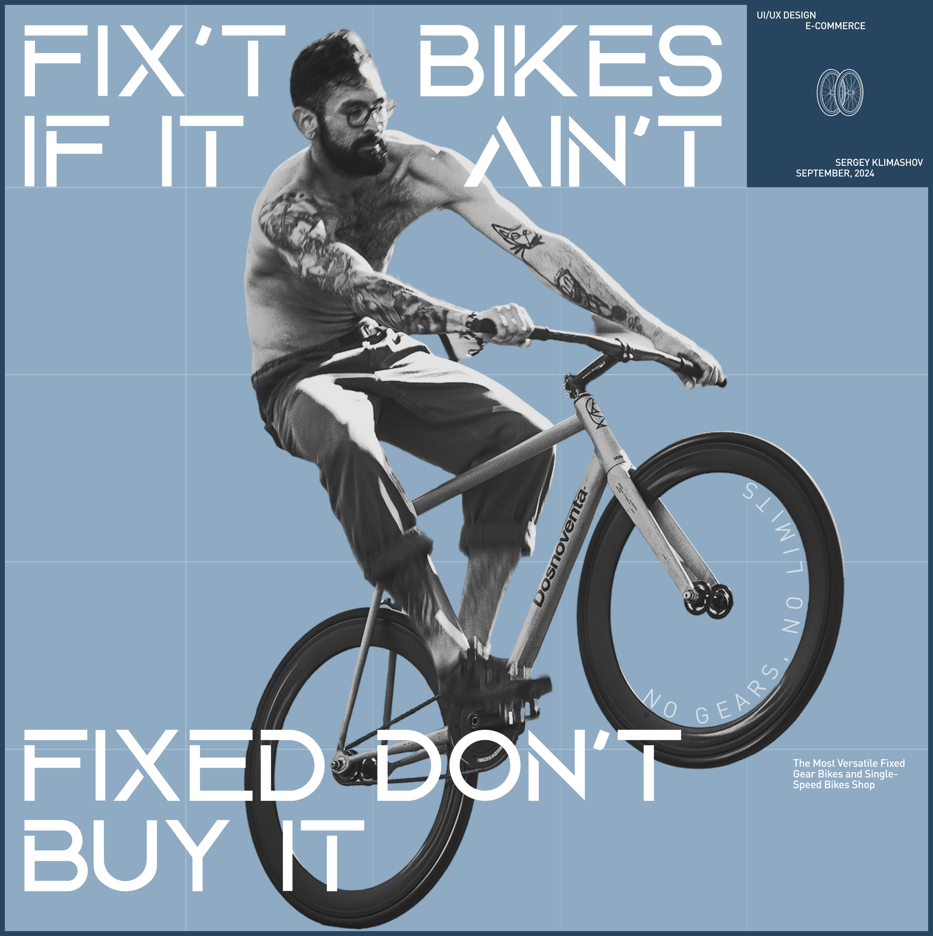 Дизайн интернет-магазина велосипедов Fix't Bikes — Изображение №1 — Интерфейсы, Графика на Dprofile