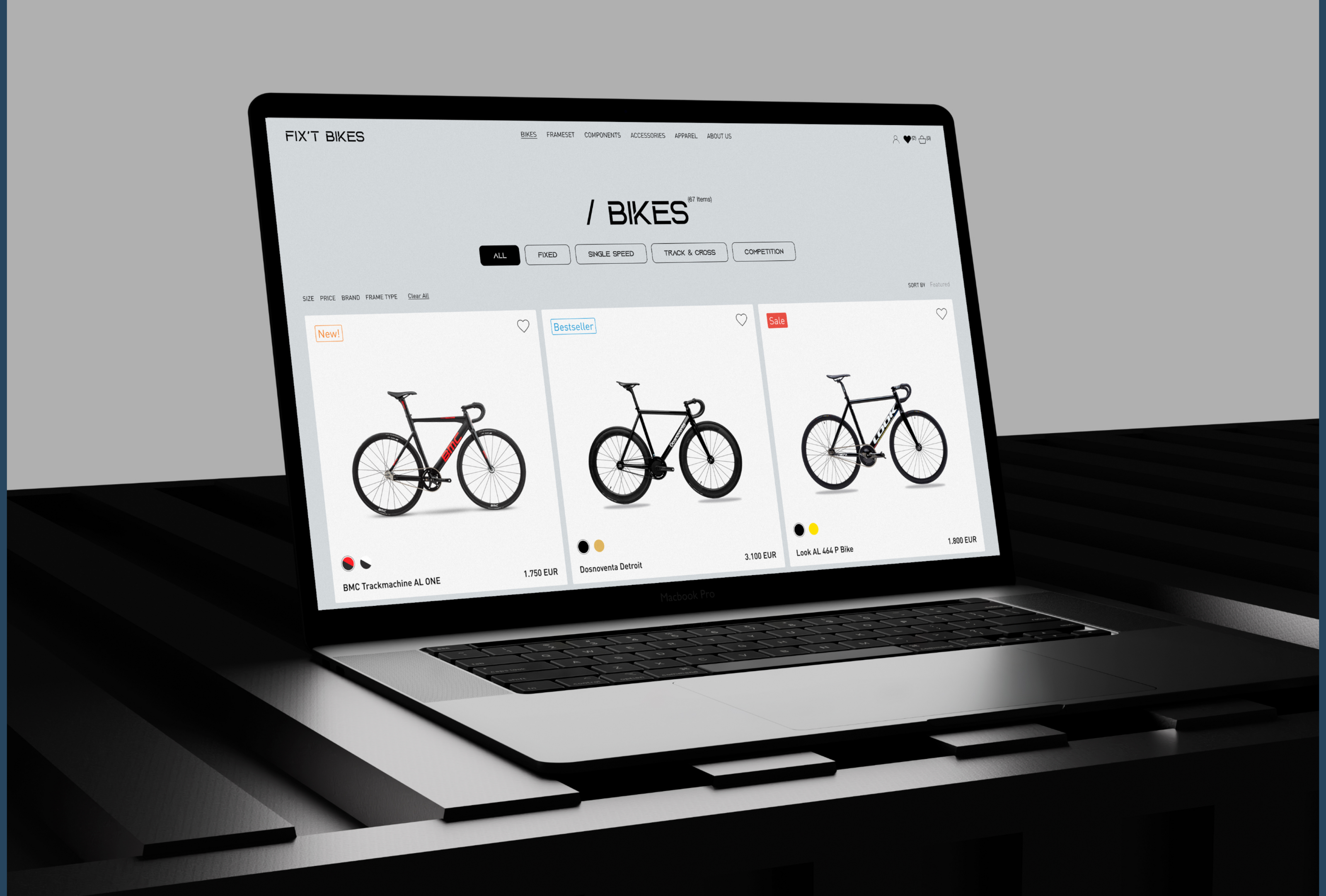 Дизайн интернет-магазина велосипедов Fix't Bikes — Изображение №5 — Интерфейсы, Графика на Dprofile