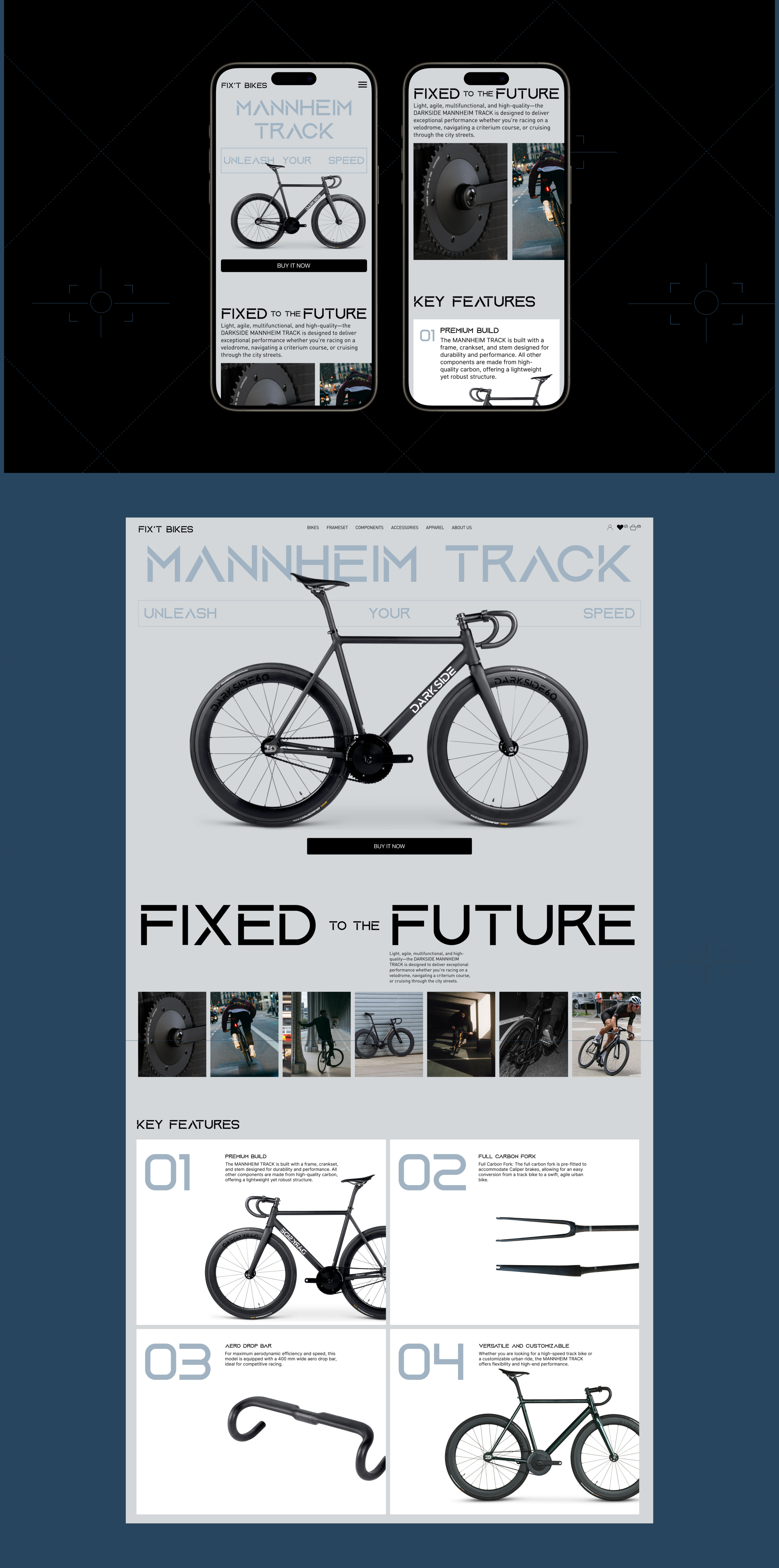 Дизайн интернет-магазина велосипедов Fix't Bikes — Изображение №3 — Интерфейсы, Графика на Dprofile