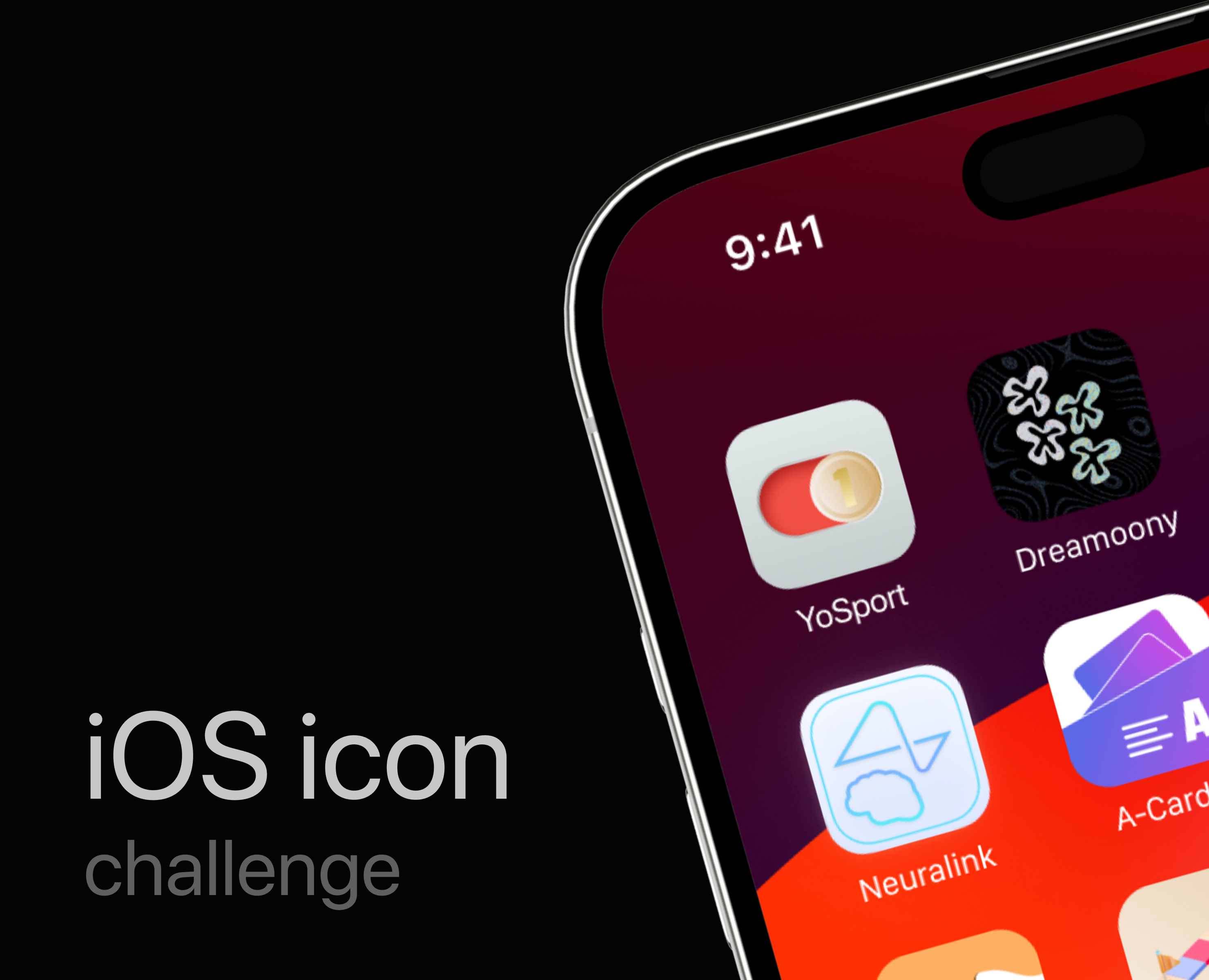 iOS | icon challenge — Интерфейсы, Графика на Dprofile