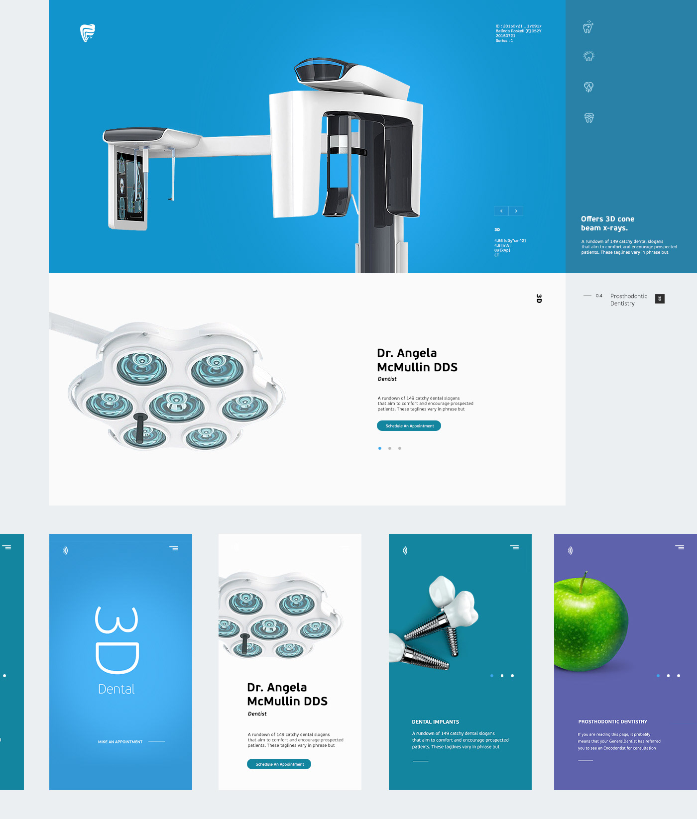 3D Dental — Изображение №5 — Интерфейсы, Брендинг на Dprofile