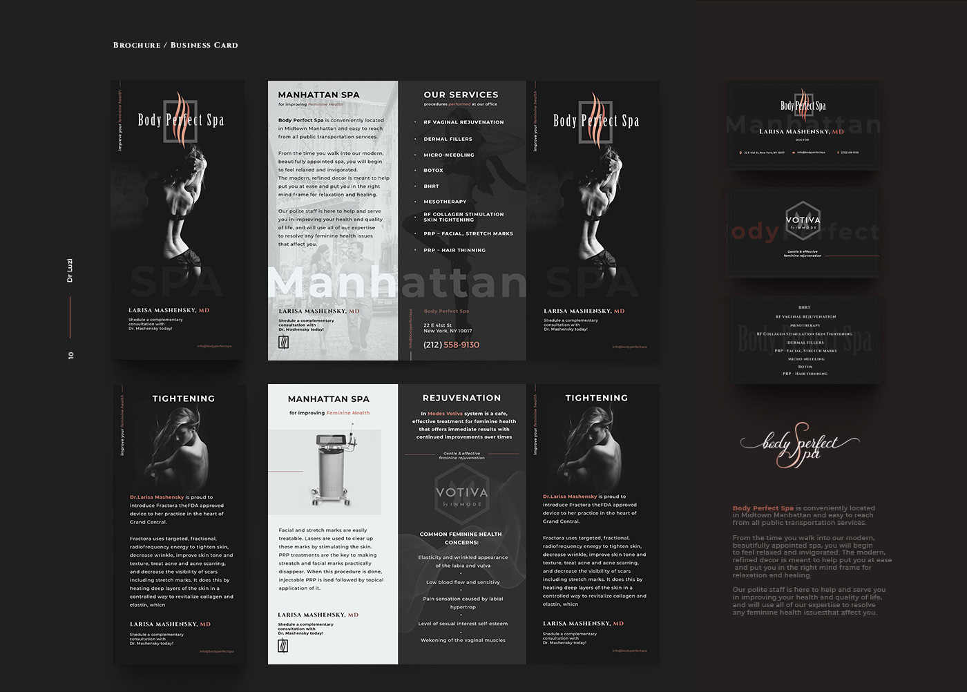 Body Perfect Spa — Изображение №14 — Интерфейсы, Брендинг на Dprofile