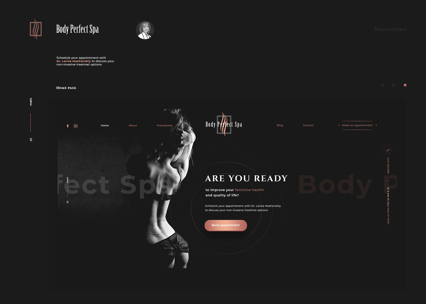 Body Perfect Spa — Изображение №2 — Интерфейсы, Брендинг на Dprofile