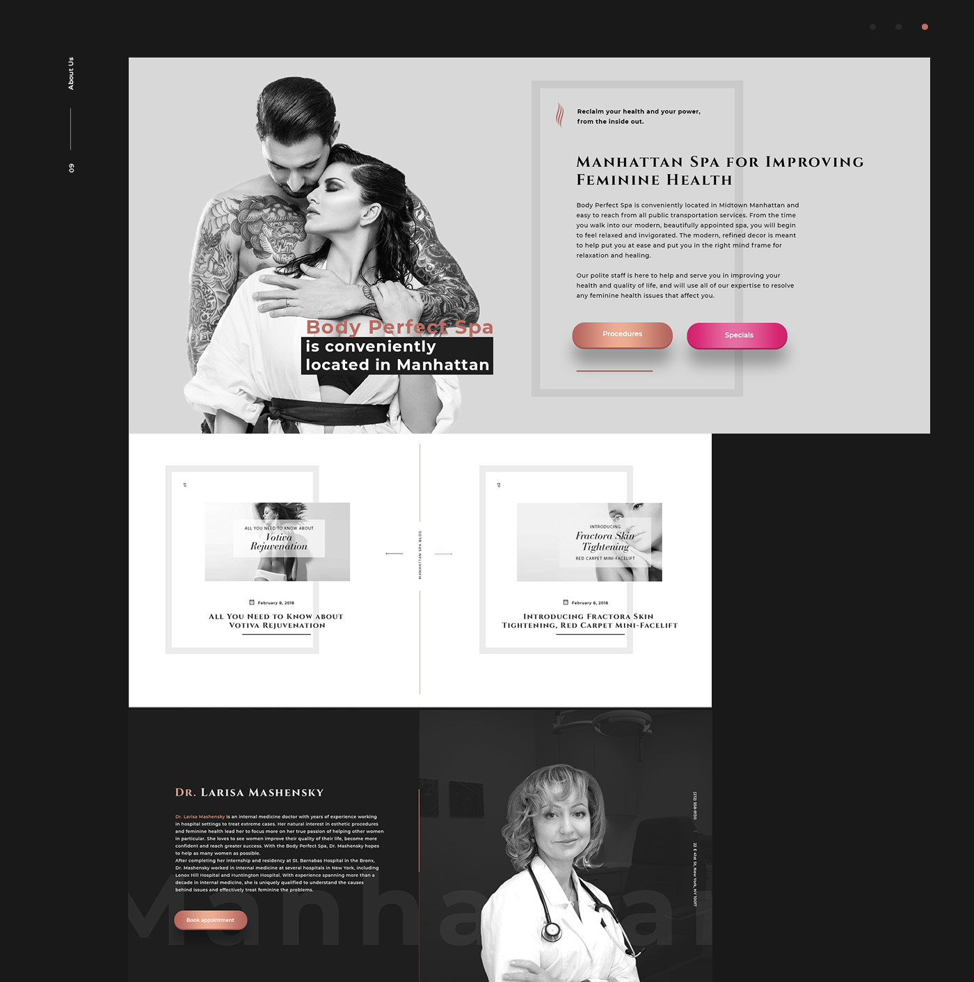 Body Perfect Spa — Изображение №9 — Интерфейсы, Брендинг на Dprofile