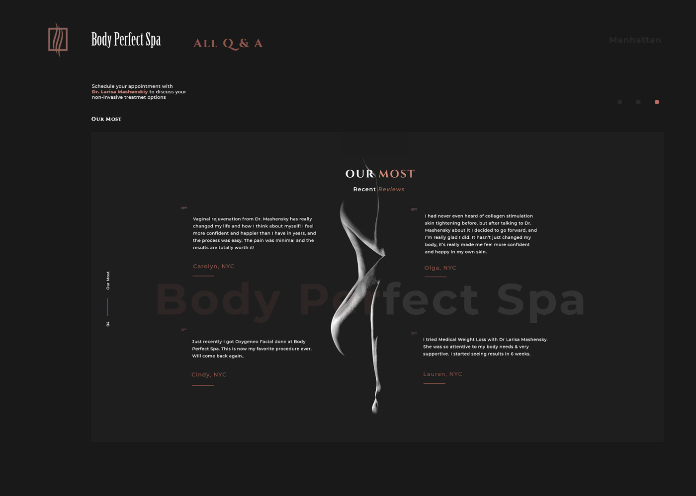 Body Perfect Spa — Изображение №4 — Интерфейсы, Брендинг на Dprofile