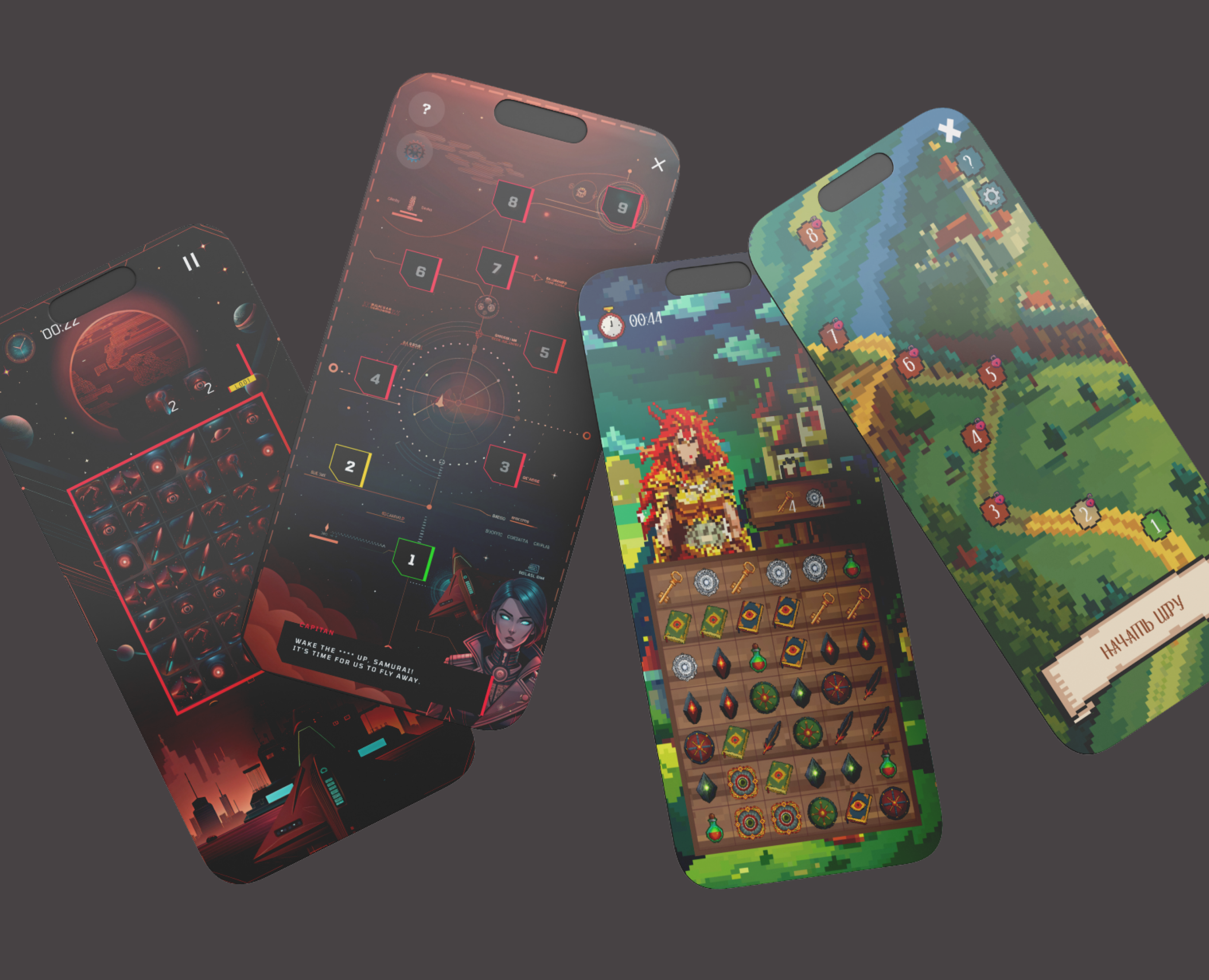 «3 в ряд» — Интерфейсы на Dprofile