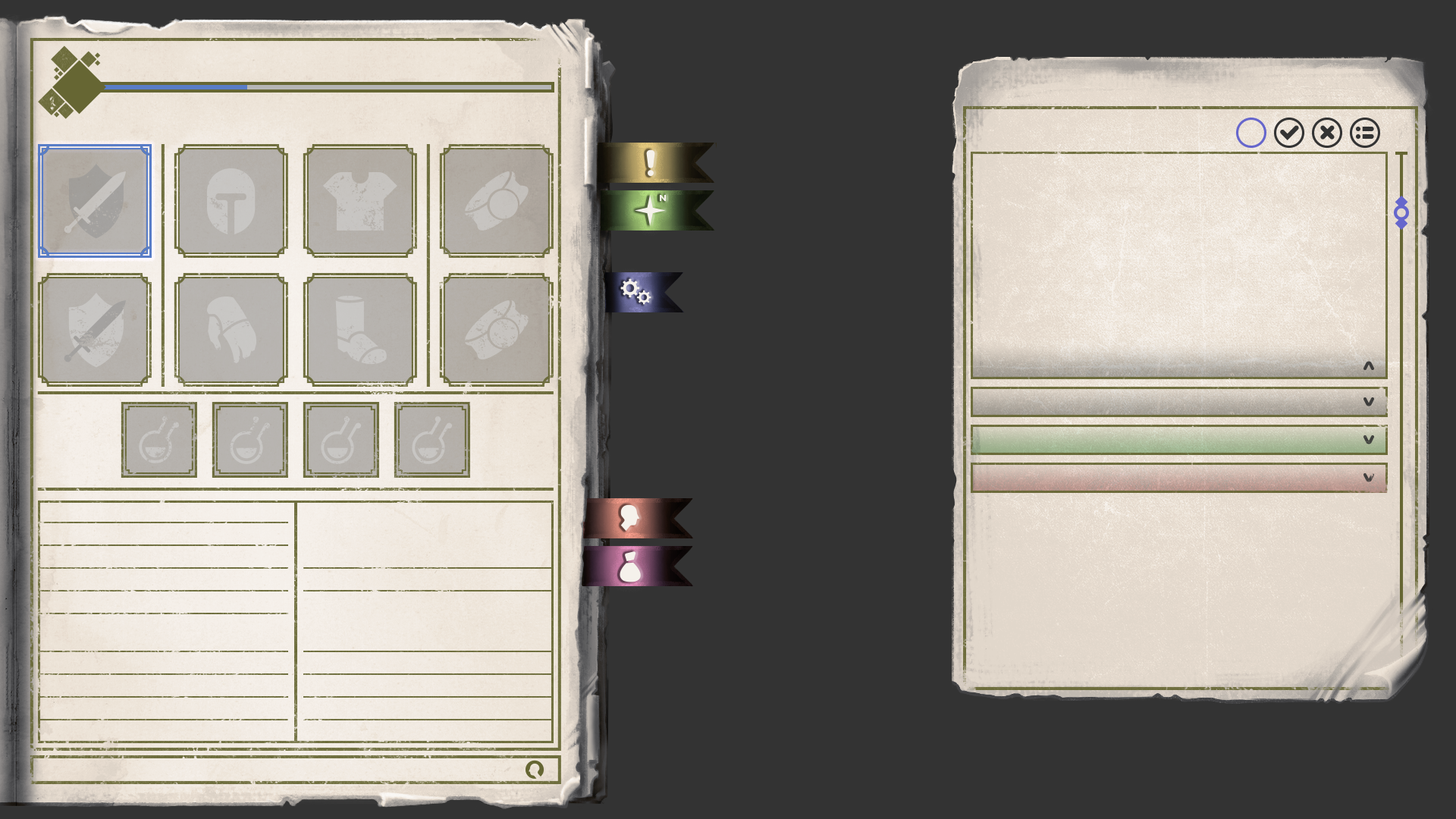 UX\UI RPG Game Concept — Изображение №9 — Интерфейсы, Иллюстрация на Dprofile