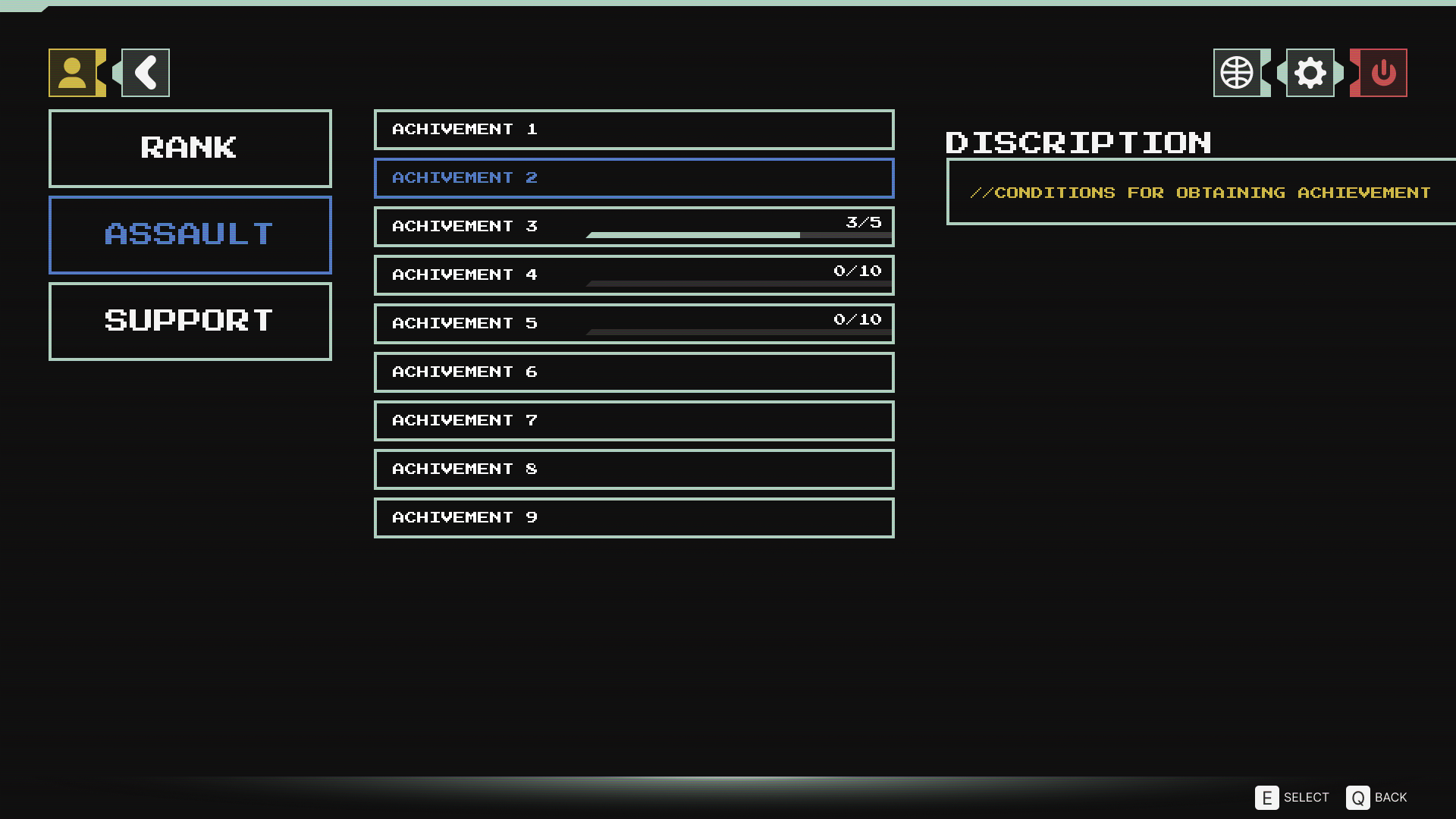 UX\UI Command FPS Game Concept — Изображение №11 — Интерфейсы на Dprofile