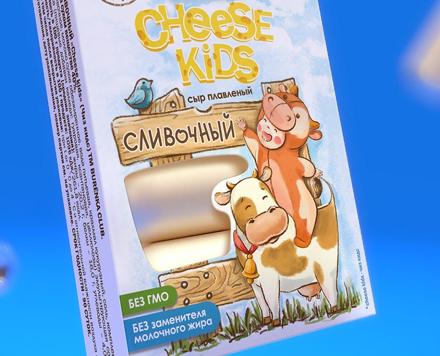Cheese Kids | Плавленый сыр — Брендинг на Dprofile