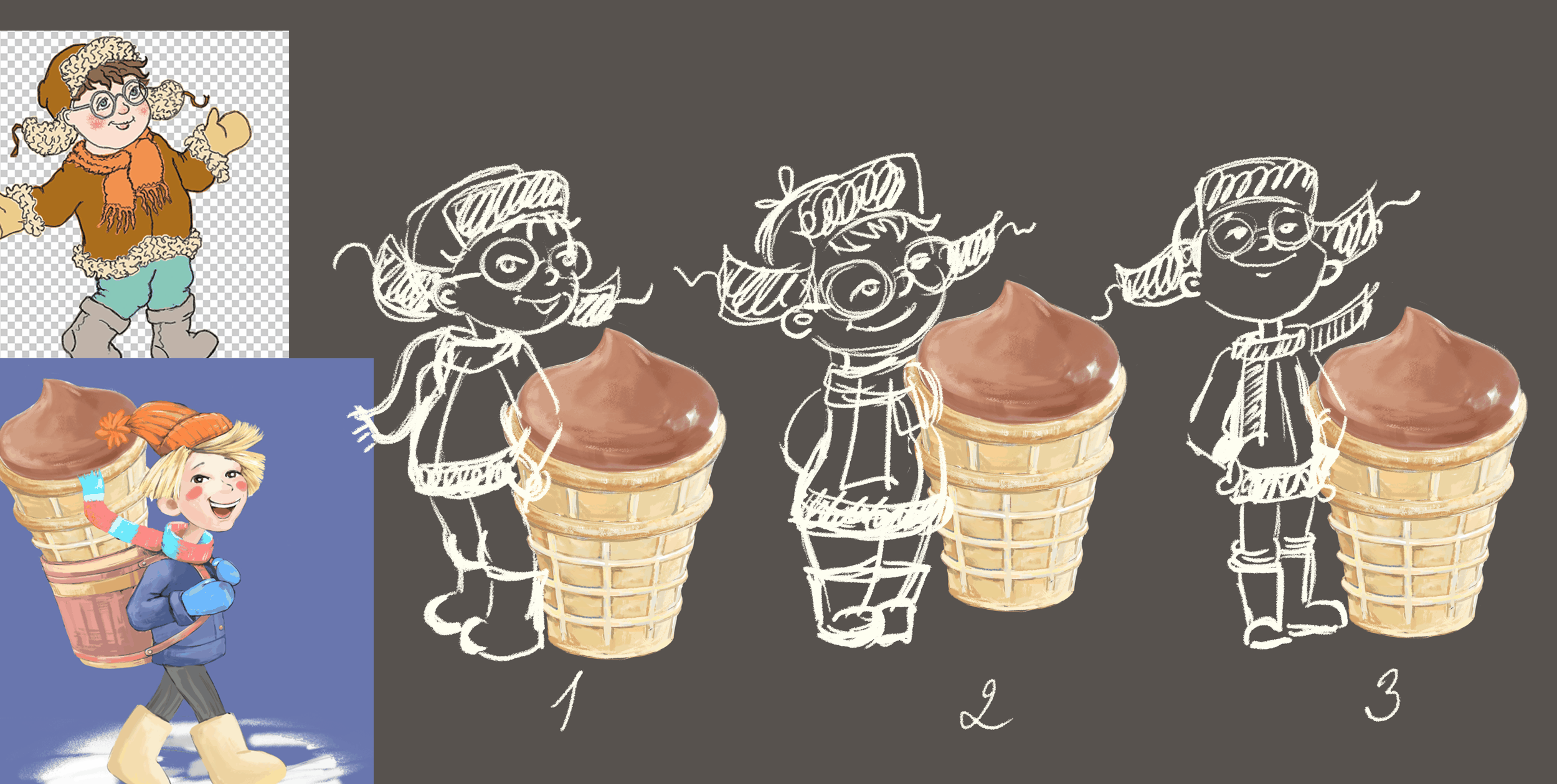 ICE CREAM | Мороженое «Снежное с горкой» — Изображение №2 — Брендинг на Dprofile