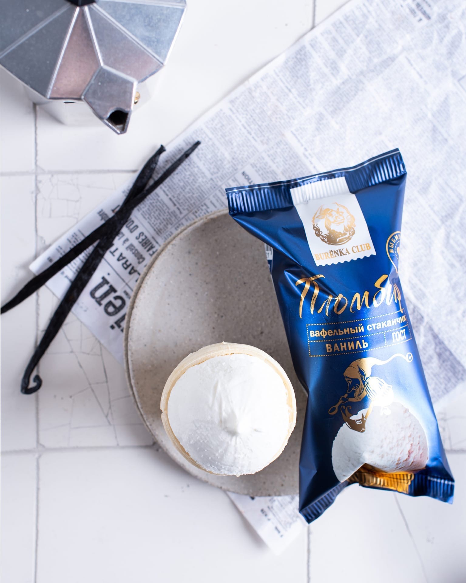 Ice Сream package design TM BURЁNKA CLUB — Изображение №3 — Брендинг, Графика на Dprofile