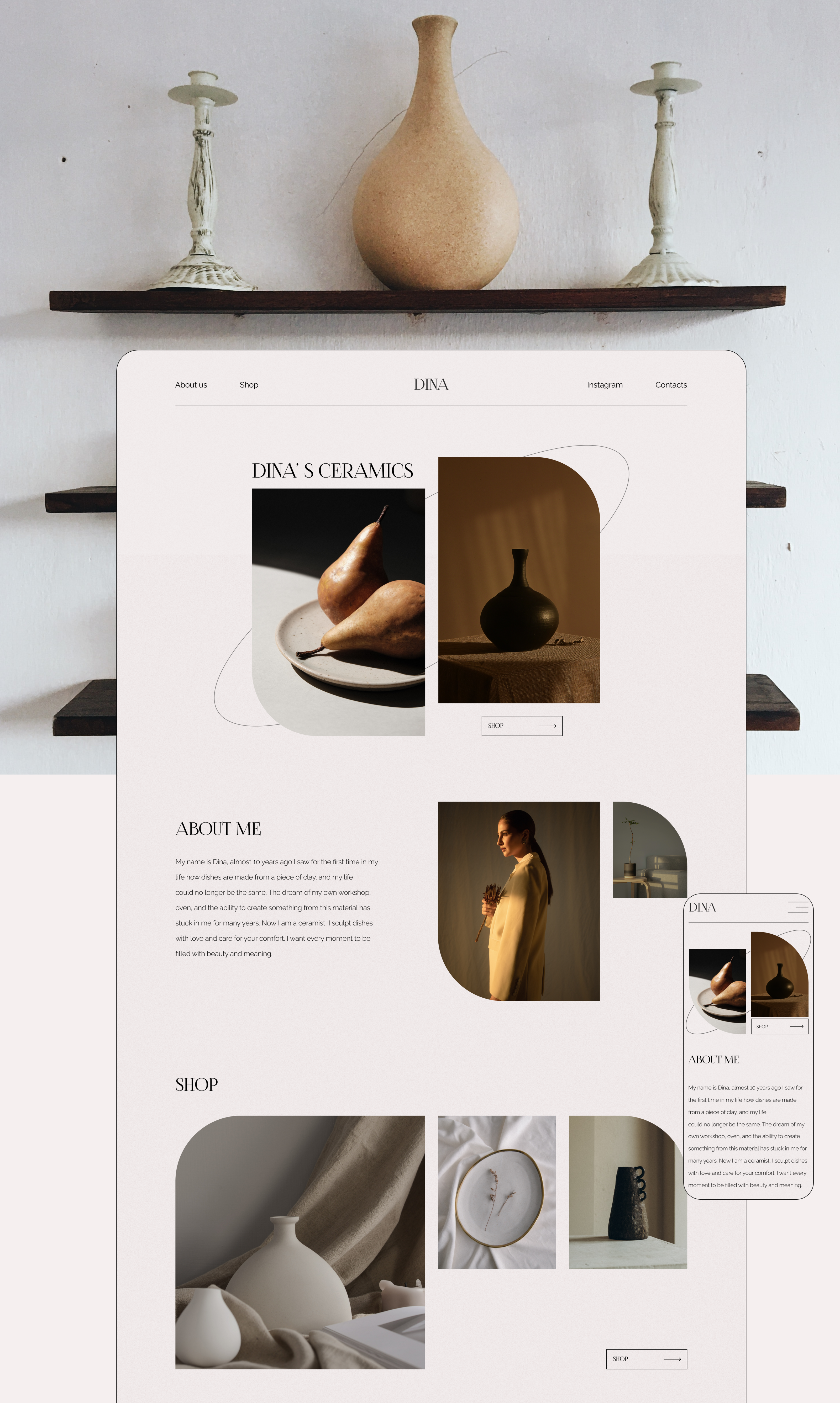 Online ceramics store — Изображение №7 — Интерфейсы на Dprofile