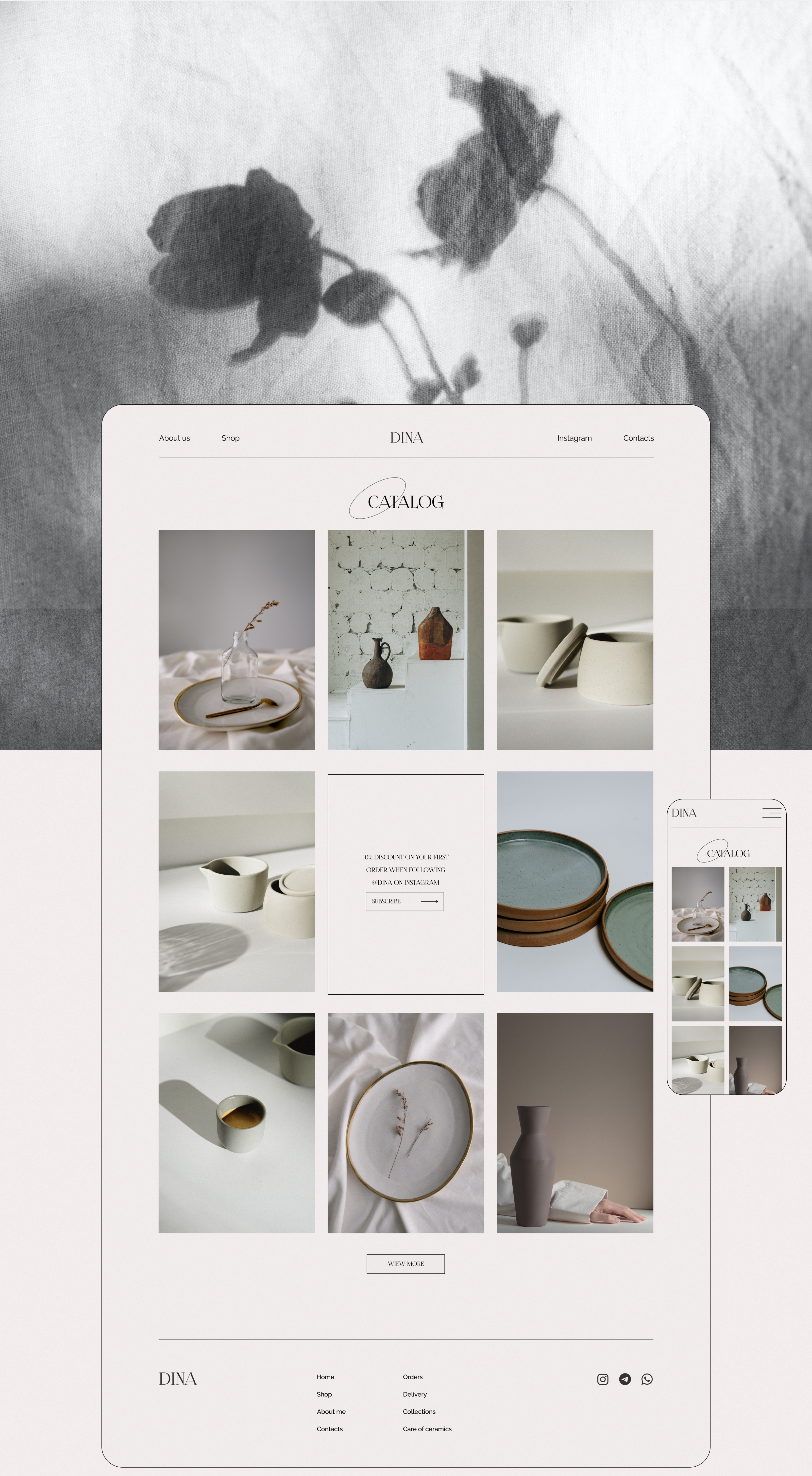 Online ceramics store — Изображение №11 — Интерфейсы на Dprofile