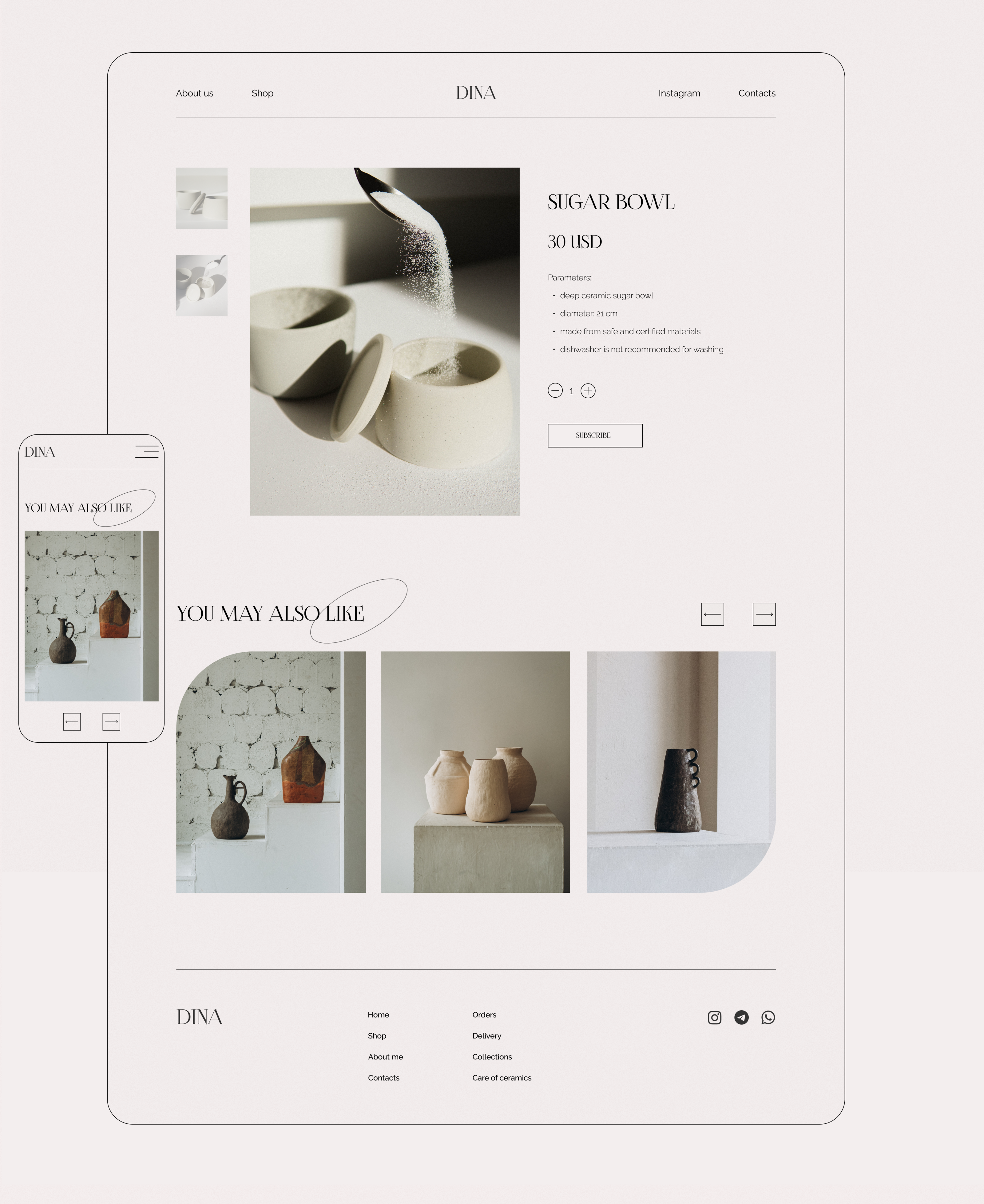 Online ceramics store — Изображение №13 — Интерфейсы на Dprofile