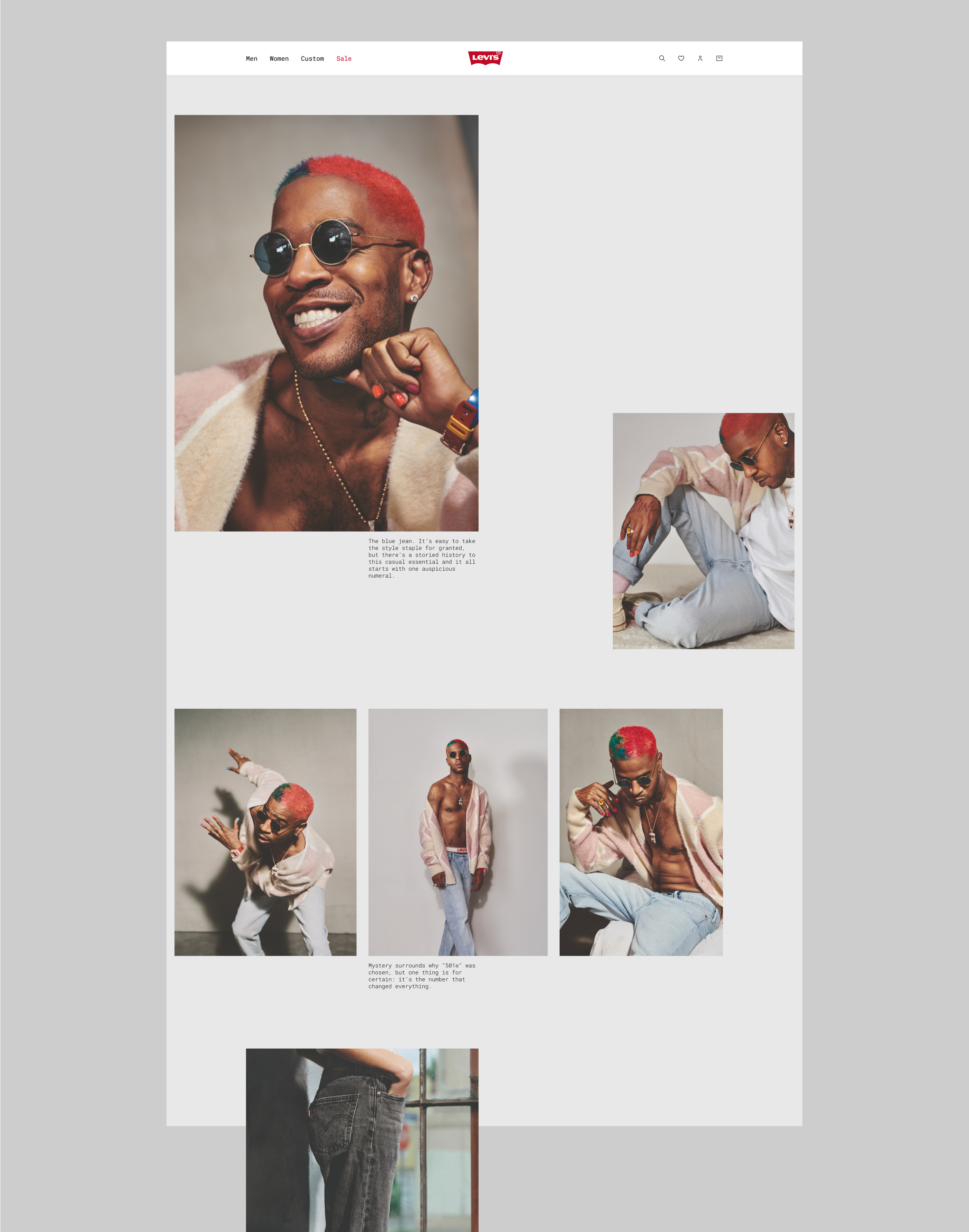 Levi's. E-commerce. Redesign — Изображение №12 — Анимация, Интерфейсы на Dprofile