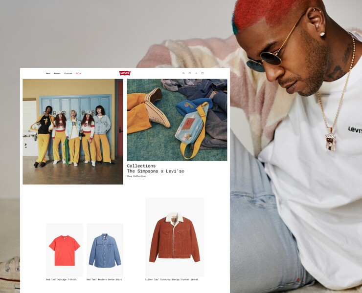 Levi's. E-commerce. Redesign — Интерфейсы, Анимация на Dprofile