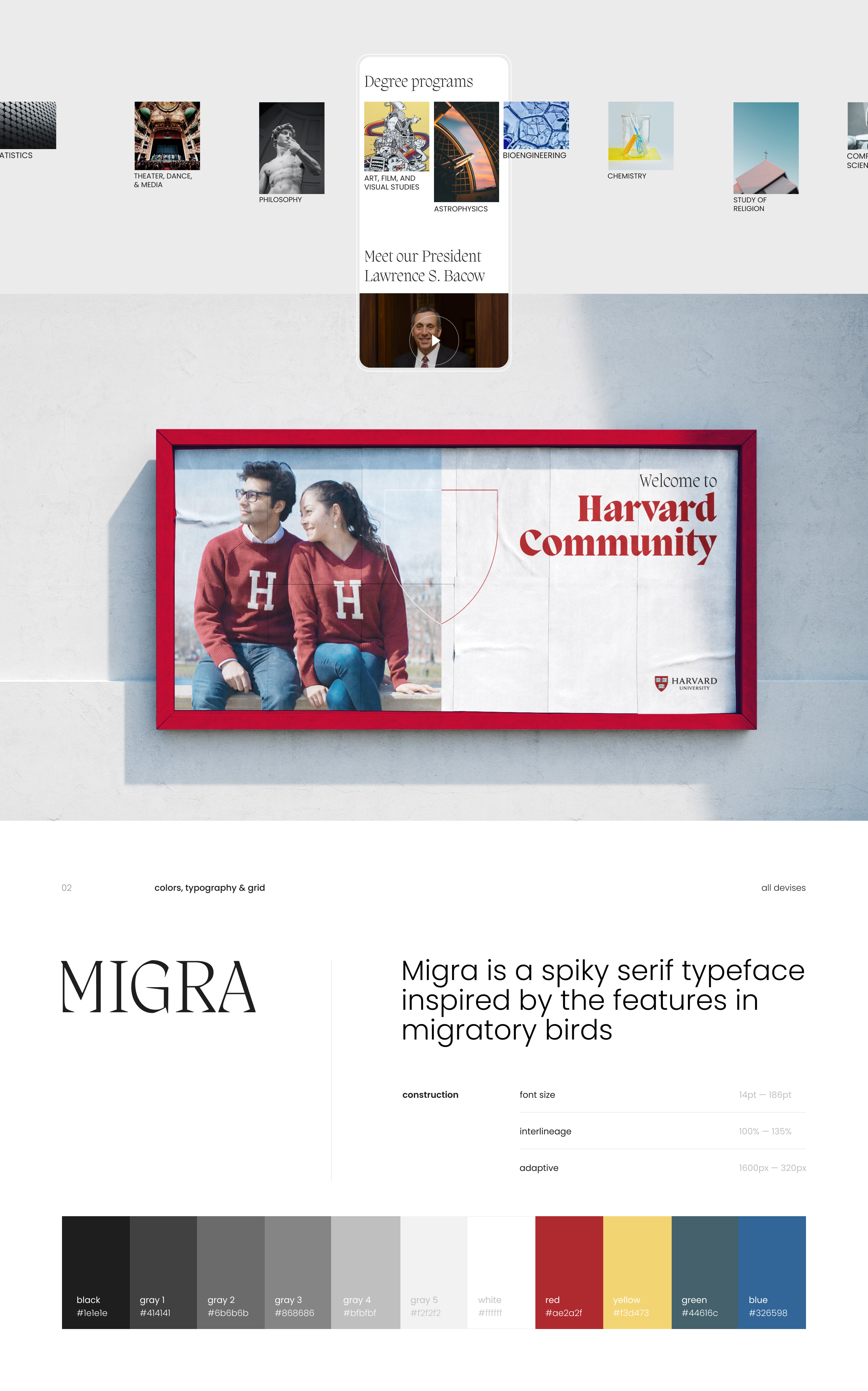 Harvard University. Corporate site. Redesign — Изображение №4 — Анимация, Интерфейсы на Dprofile