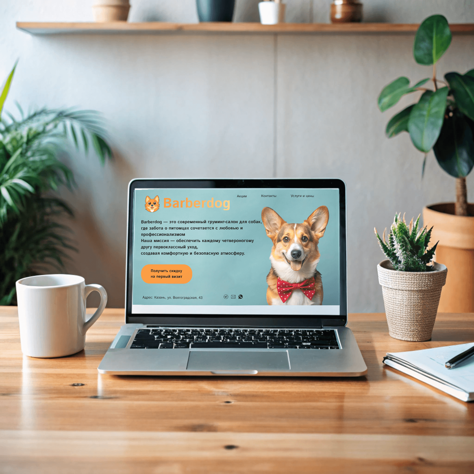 Промо-сайт для компании Barberdog — Изображение №6 — Интерфейсы, Брендинг на Dprofile