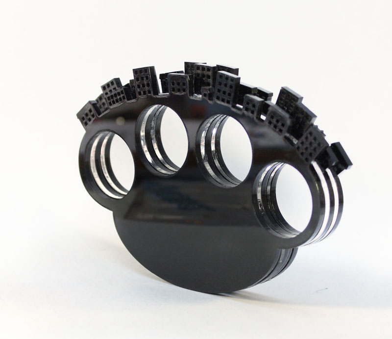 Сувенирный кастет "Добро пожаловать в ..." — Изображение №1 — Интерфейсы, Промдизайн на Dprofile