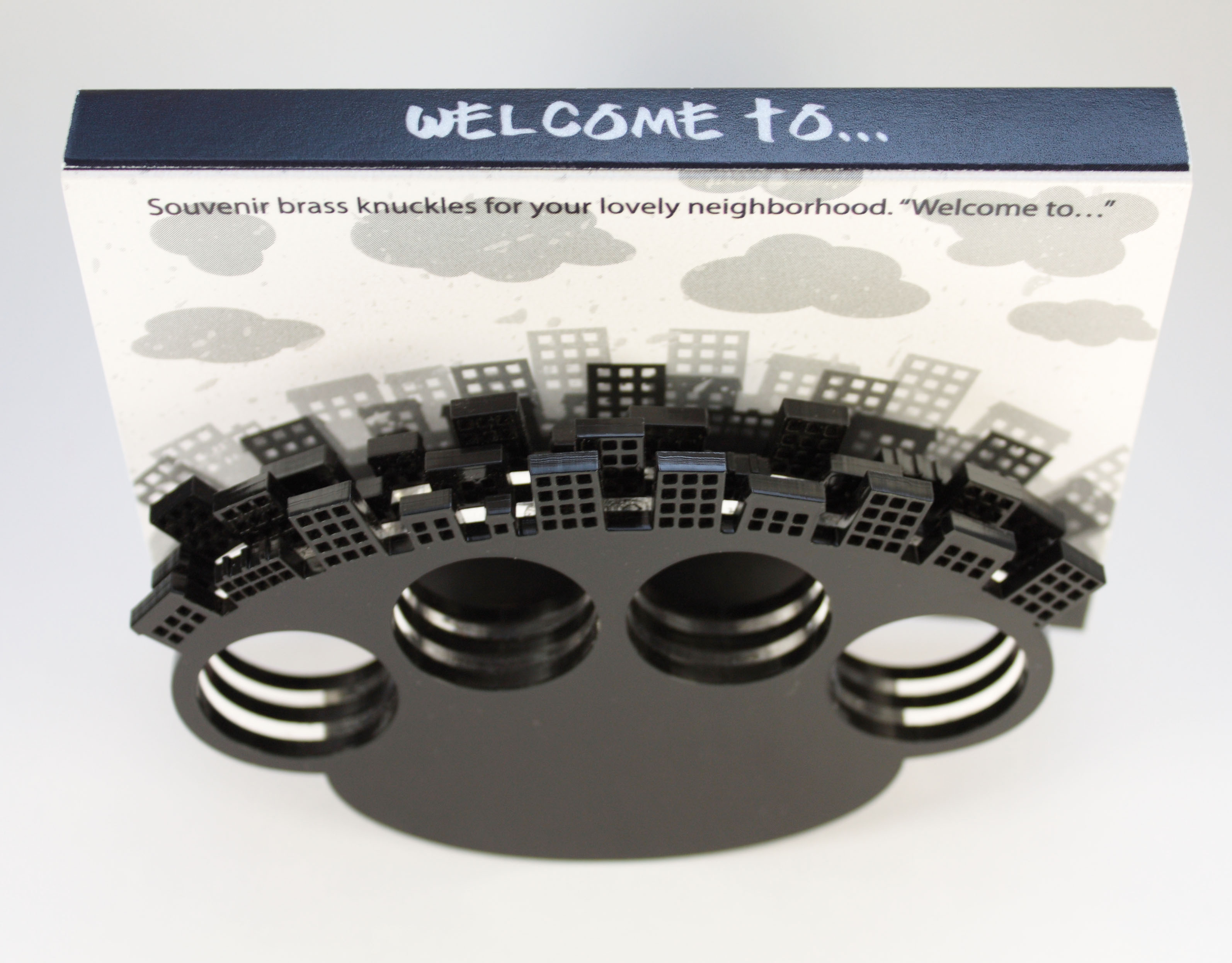 Сувенирный кастет "Добро пожаловать в ..." — Изображение №4 — Интерфейсы, Промдизайн на Dprofile