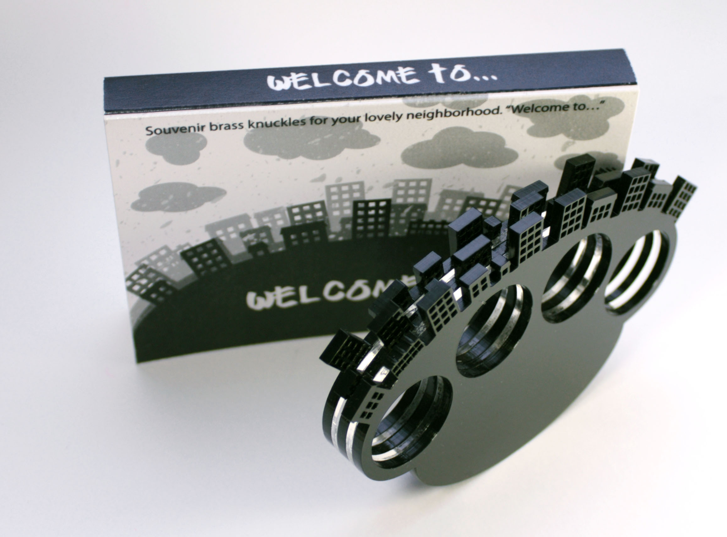 Сувенирный кастет "Добро пожаловать в ..." — Изображение №5 — Интерфейсы, Промдизайн на Dprofile