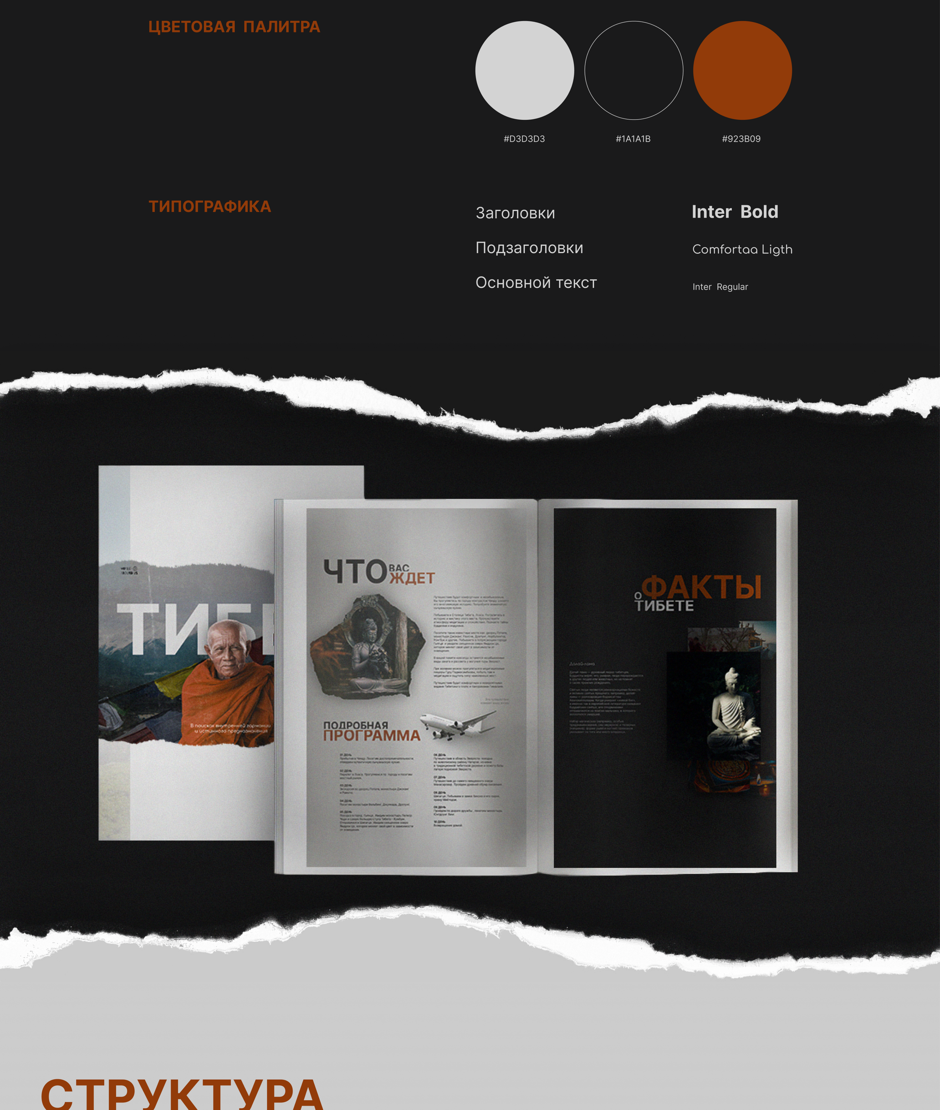 LANDING PAGE: ТИБЕТ — Изображение №2 — Интерфейсы, Брендинг на Dprofile