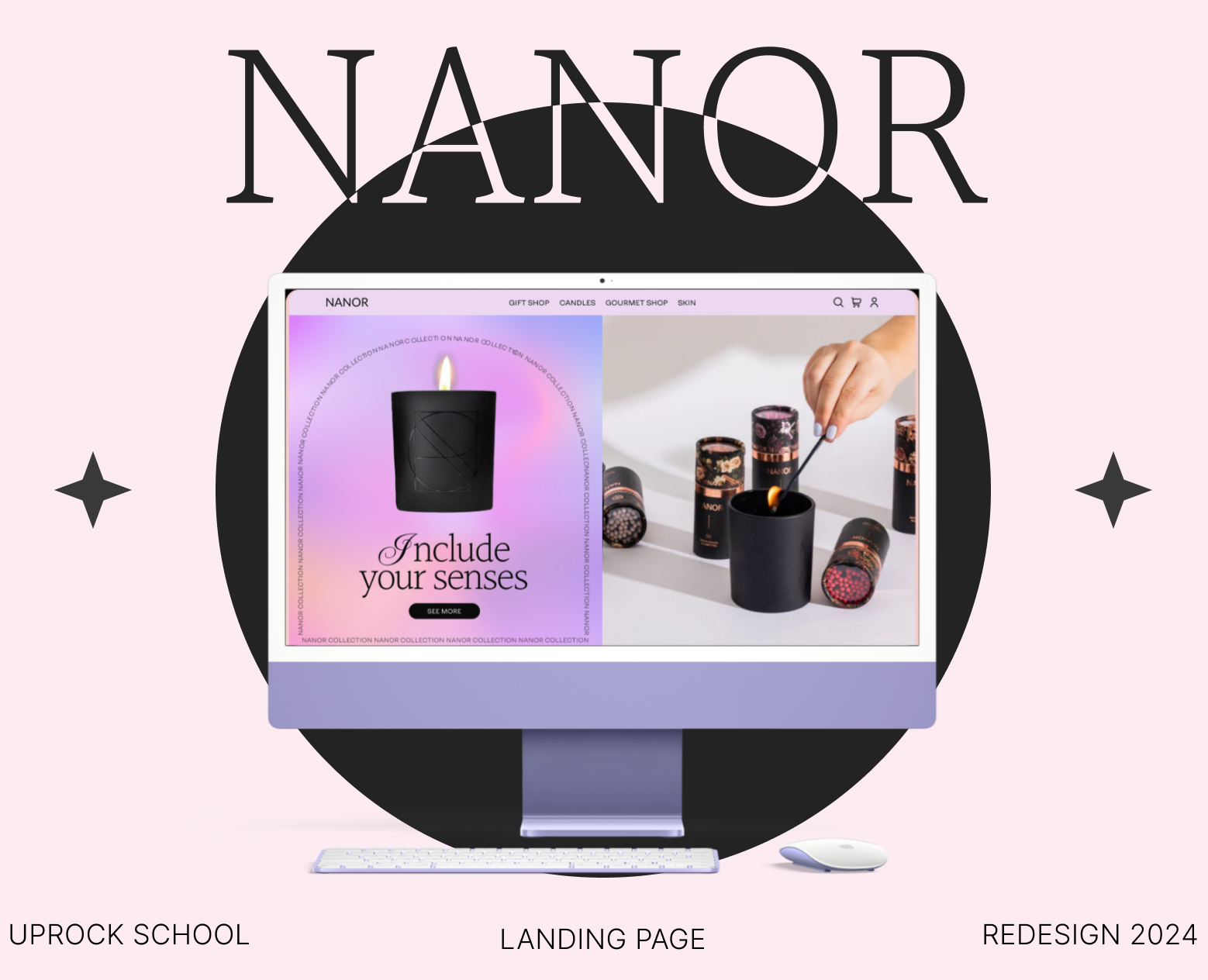 NANOR / LANDING PAGE — Интерфейсы на Dprofile