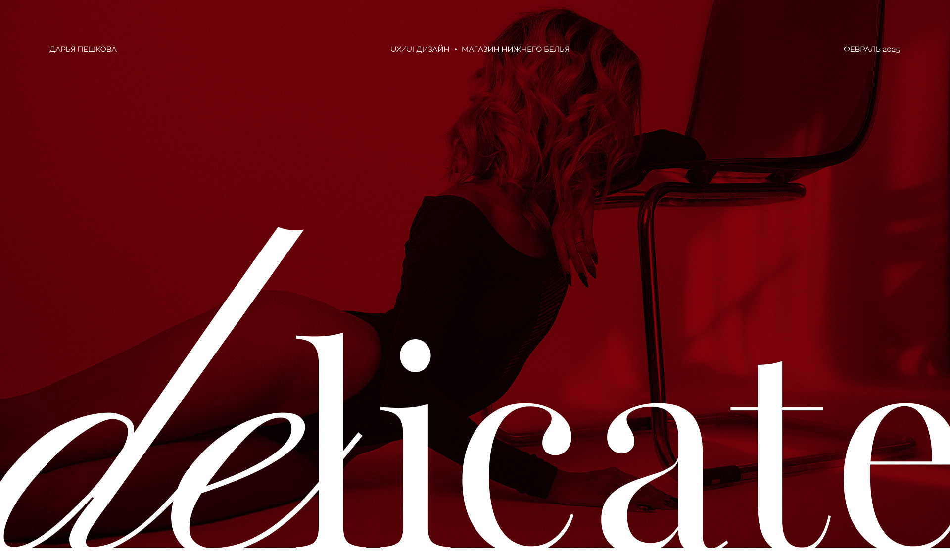 Delicate | Интернет-магазин нижнего белья — Изображение №1 — Интерфейсы на Dprofile