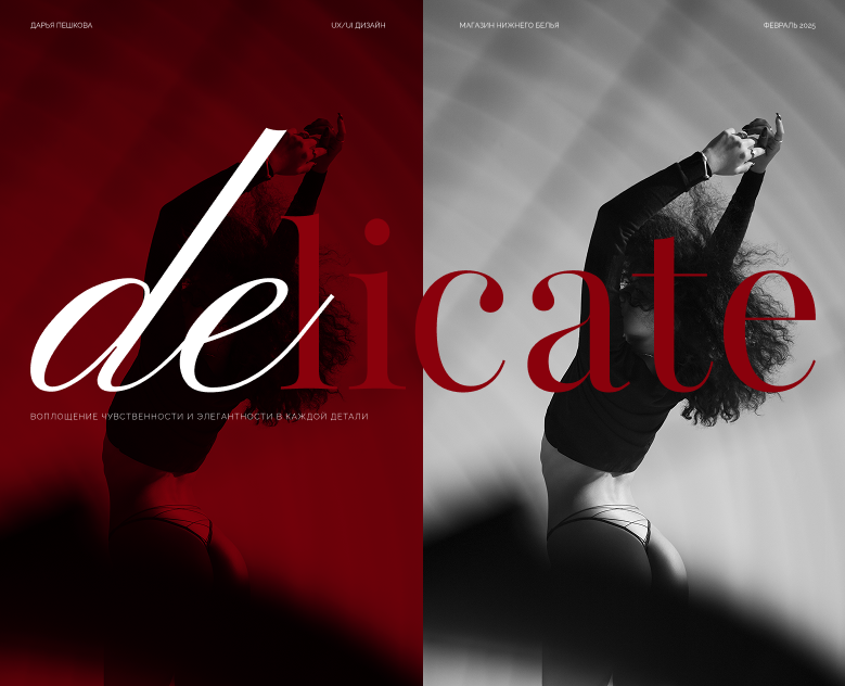 Delicate | Интернет-магазин нижнего белья — Интерфейсы на Dprofile