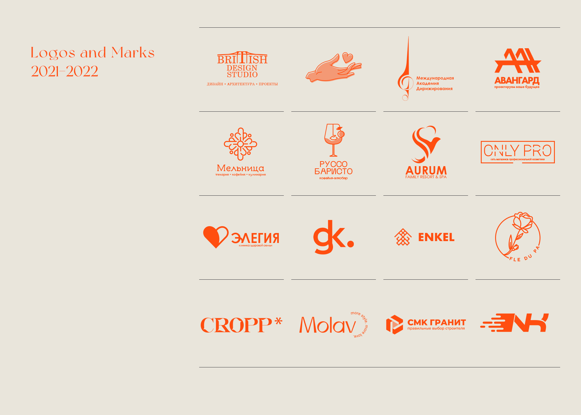 Logos and Marks — 2021-2022 — Изображение №1 — Брендинг на Dprofile