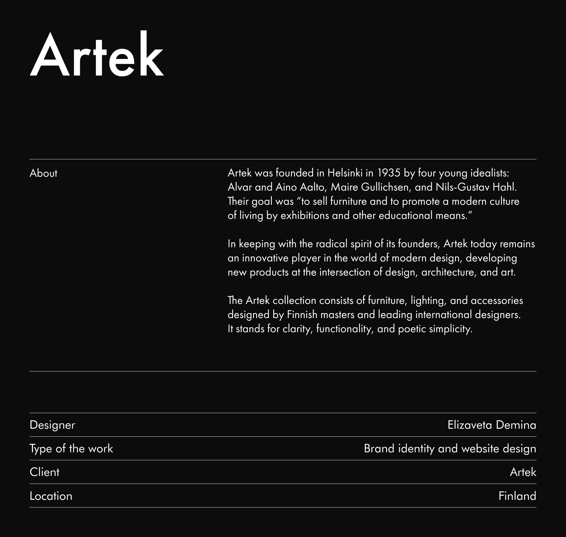 Artek — Изображение №1 — Брендинг на Dprofile