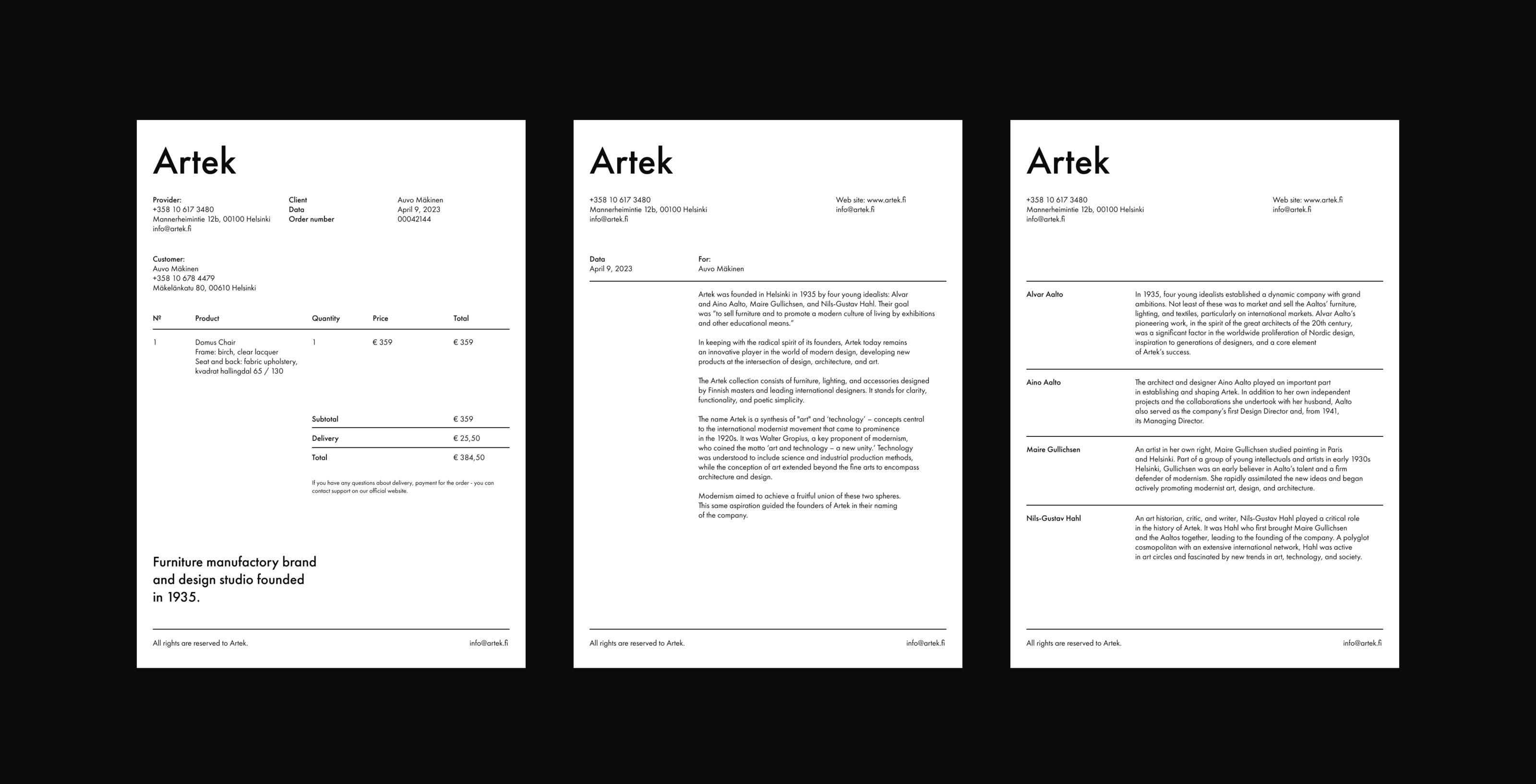 Artek — Изображение №6 — Брендинг на Dprofile
