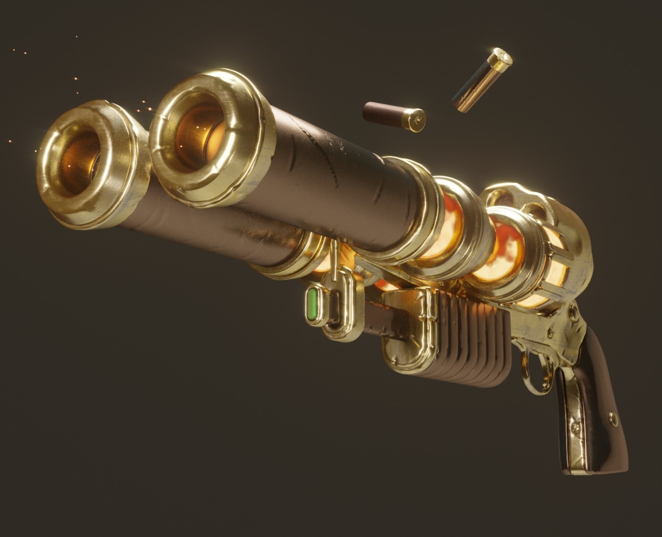 Модель фантастического оружия — 3D на Dprofile