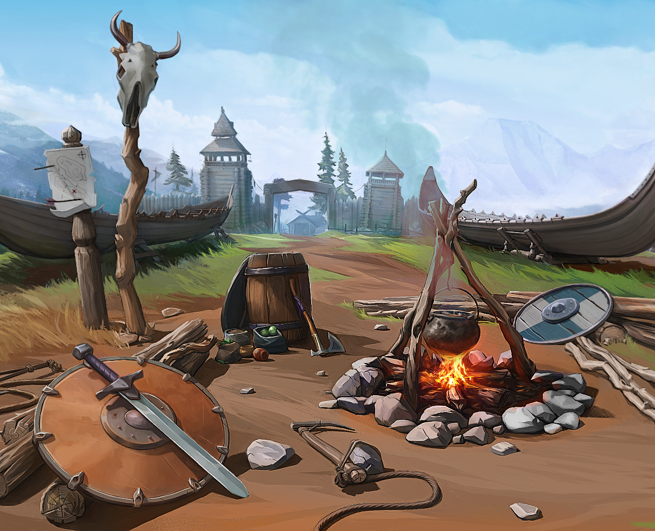 3D модель галеры — 3D на Dprofile